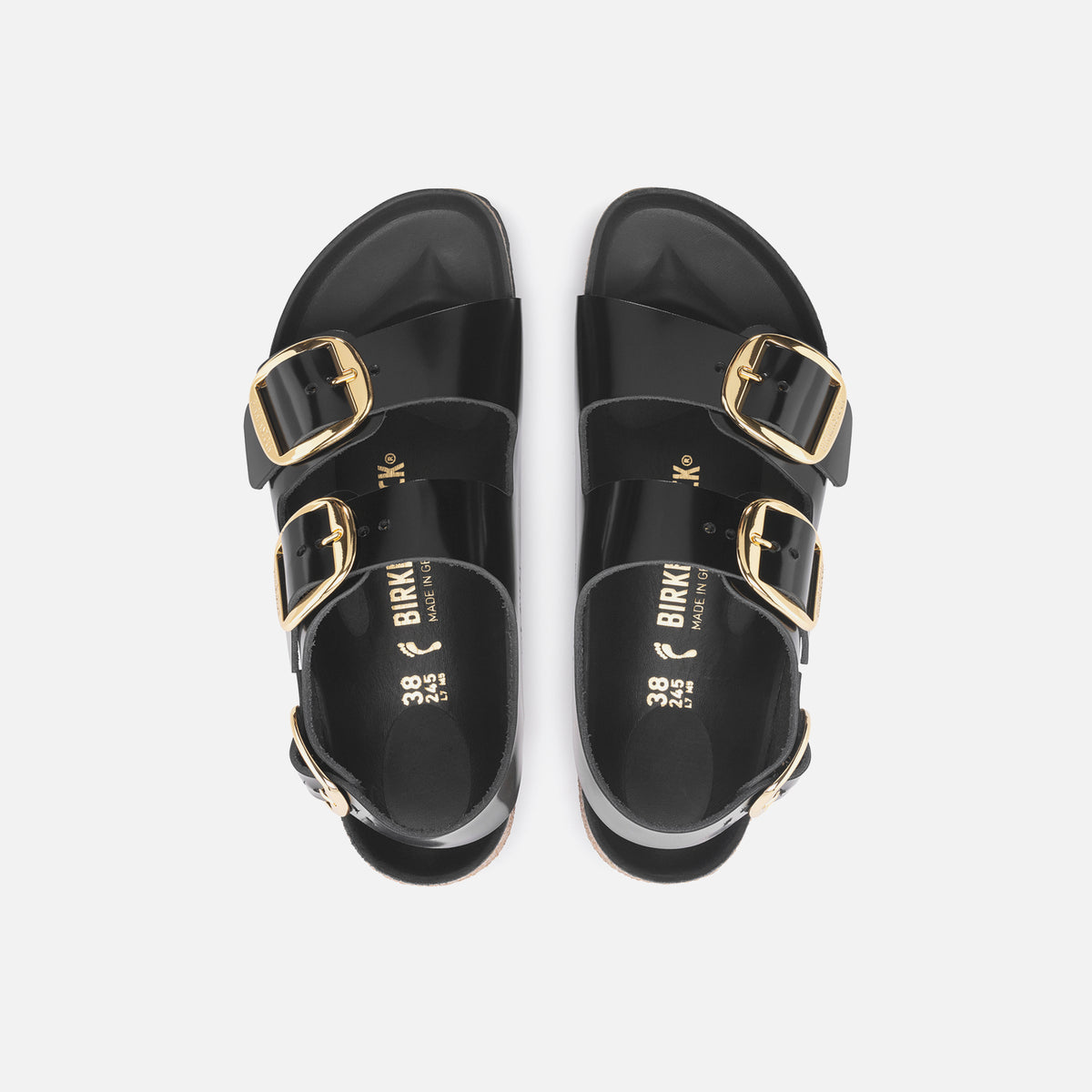 Birkenstock Milano Big Buckle - Black