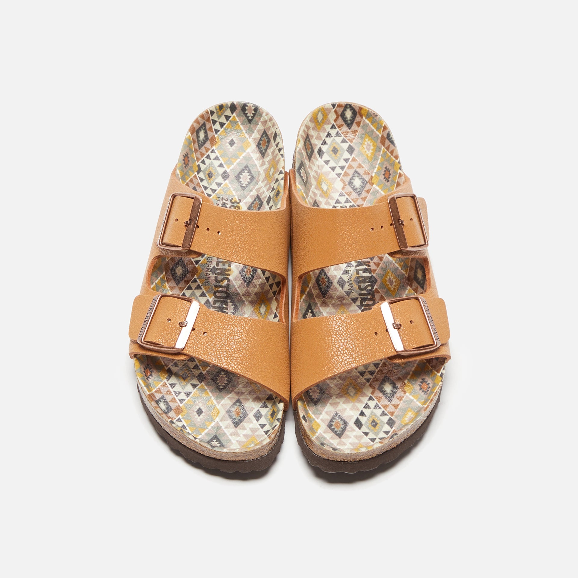 Birkenstock Arizona Vegan - Earthy Pecan Geo
