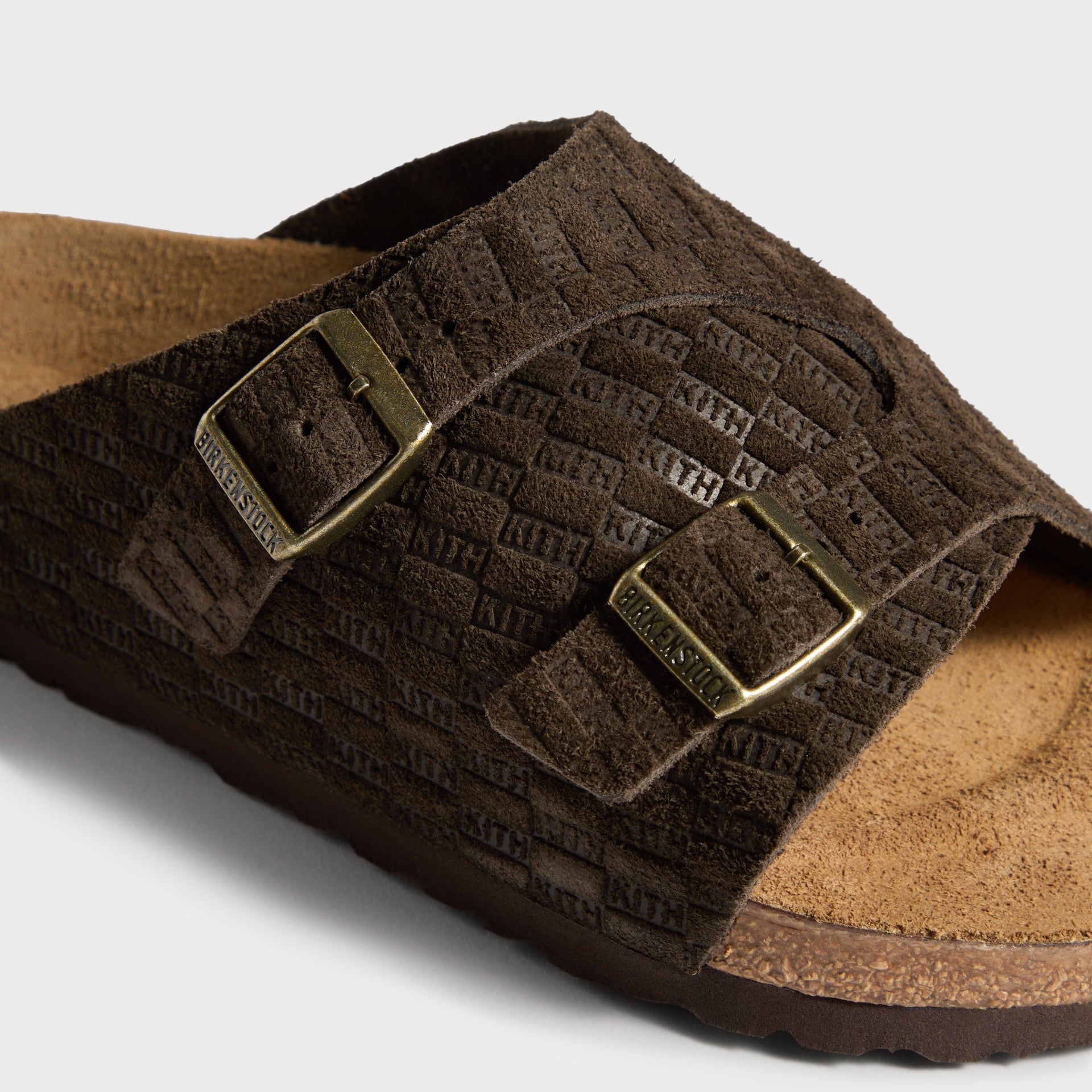 Kith for Birkenstock WMNS Zurich Deboss - Espresso