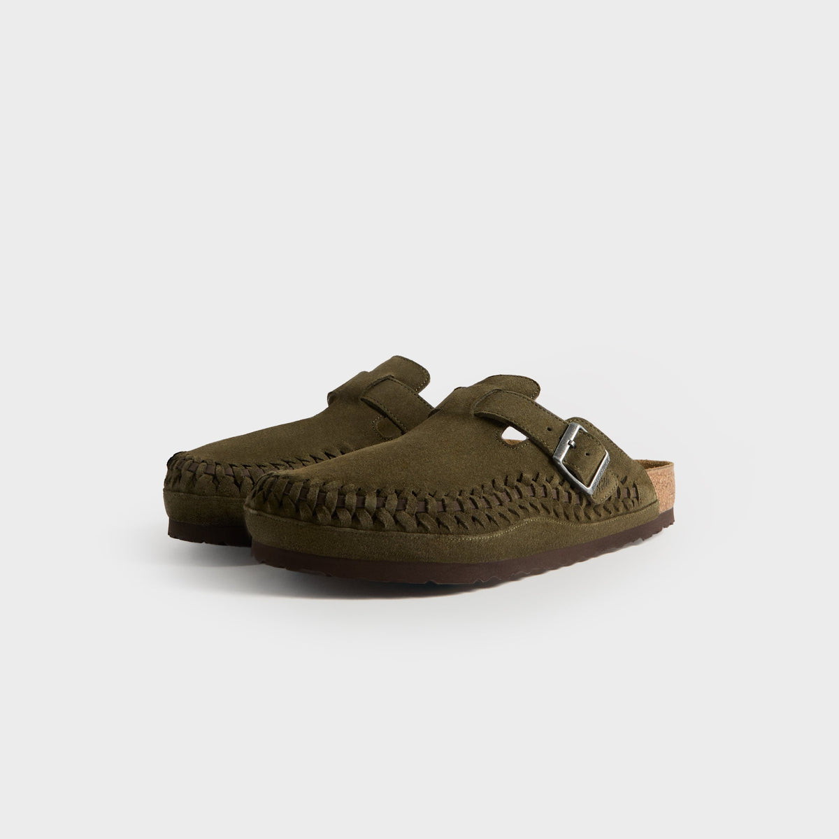 Kith for Birkenstock WMNS Boston Braided - Thyme
