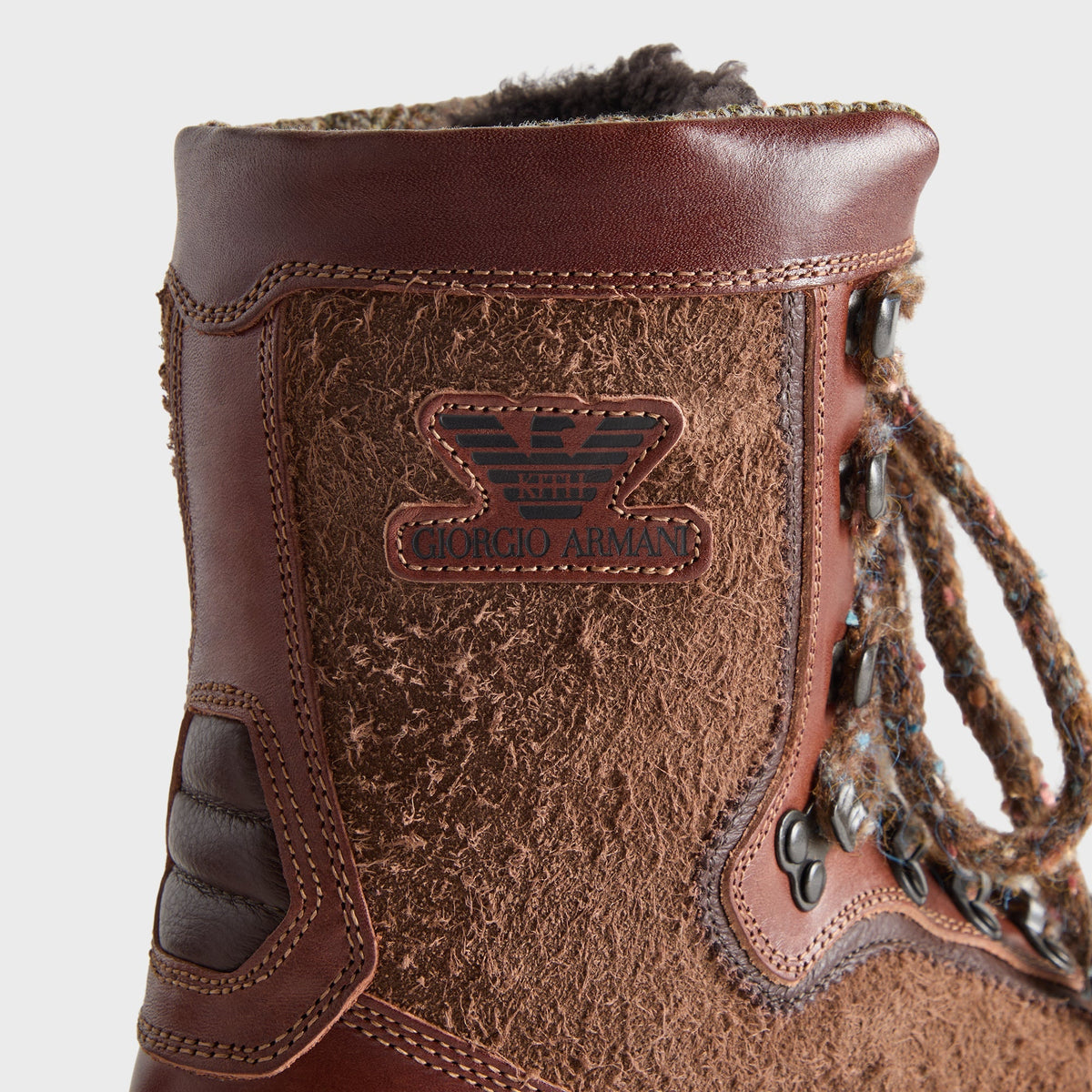 Giorgio Armani & Kith for Diemme Alpini Shearling Boot - Mogano - PH