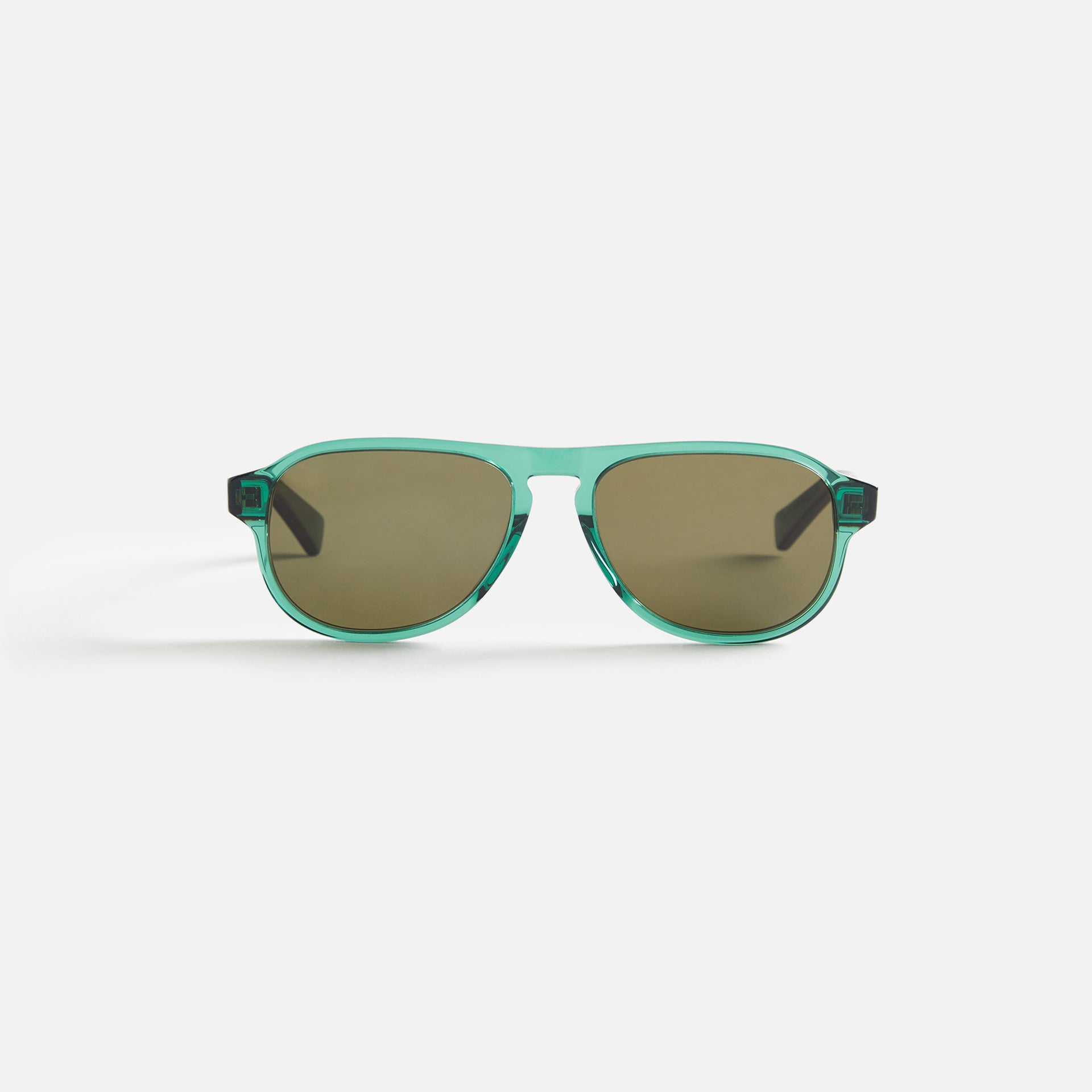 Bottega Veneta Mens 55 Sunglass Recycled Acetate - Green
