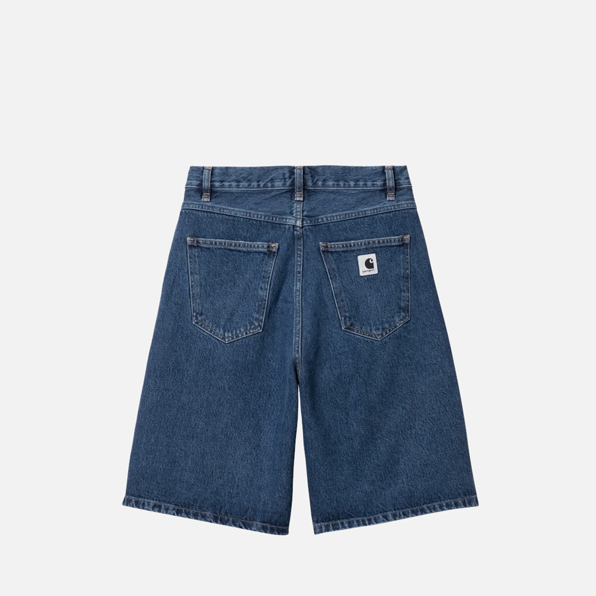 Carhartt WIP W Brandon Short in Stone Washed Blue