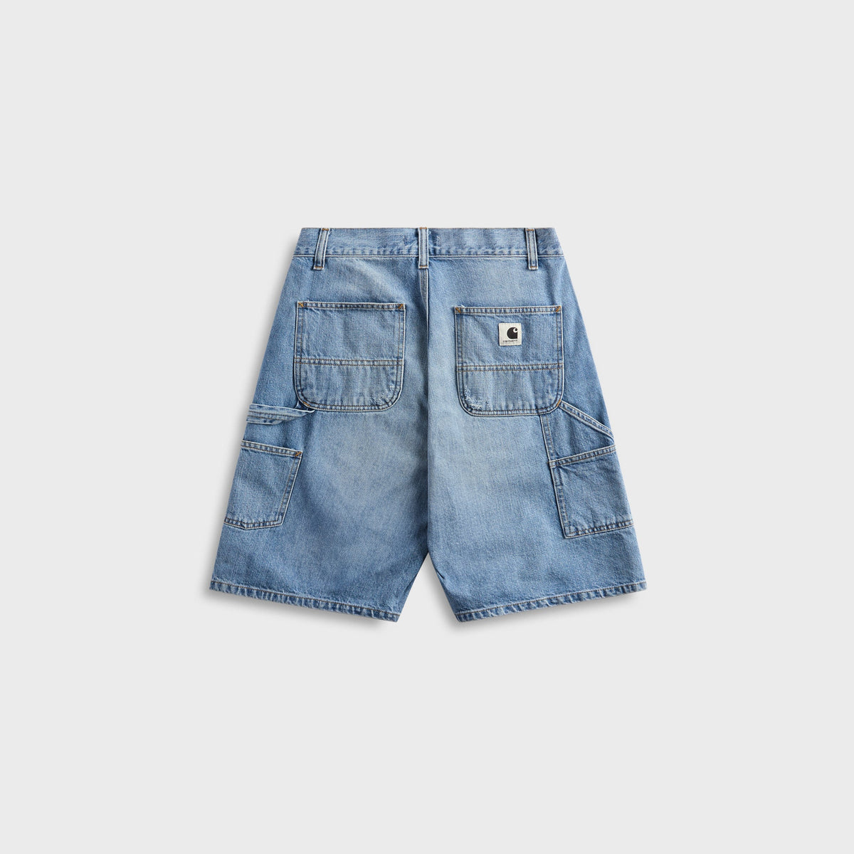 Carhartt WIP Brandon Single Knee Short in Blue Burst Wash