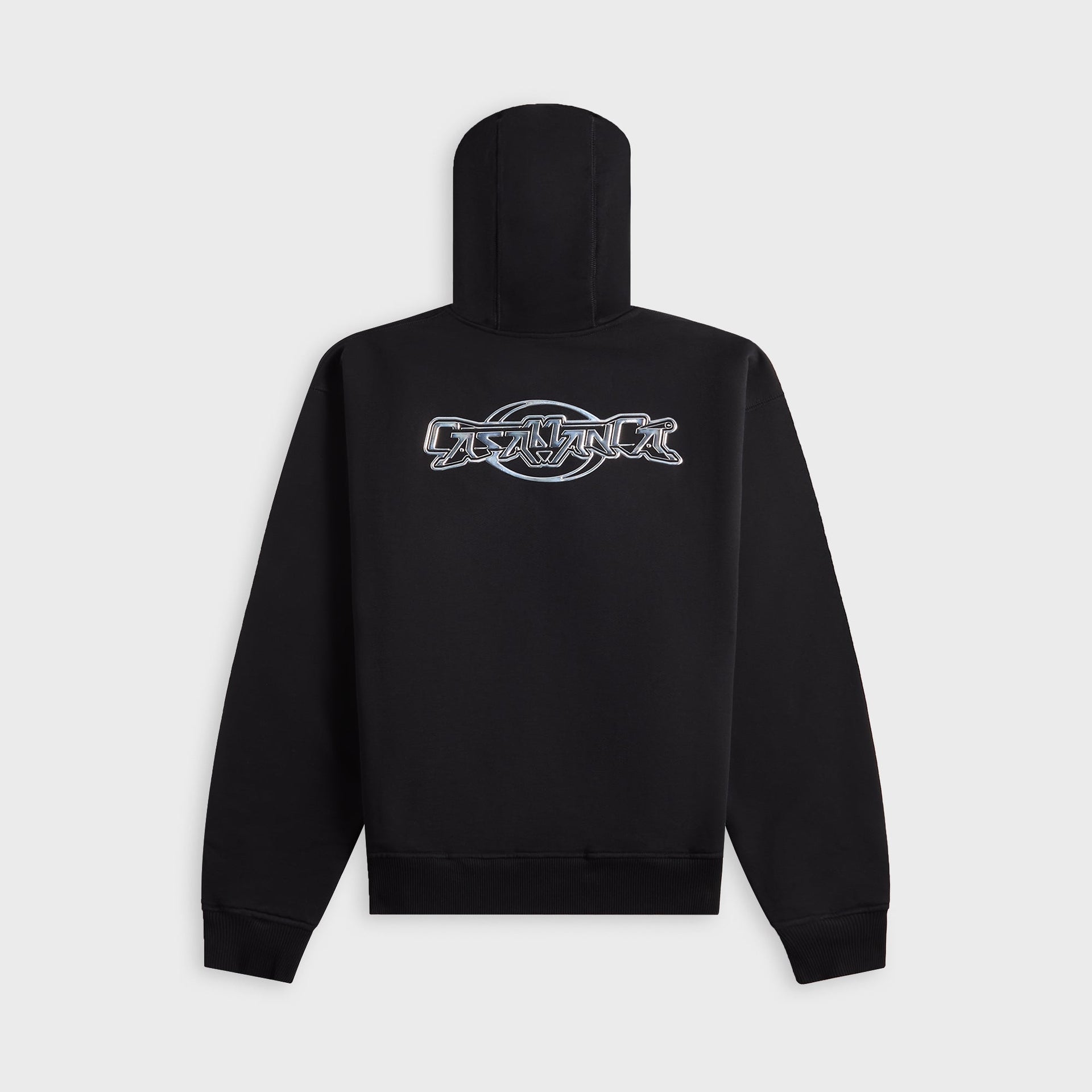Casablanca Casa Chrome Full Zip Hoodie - Black
