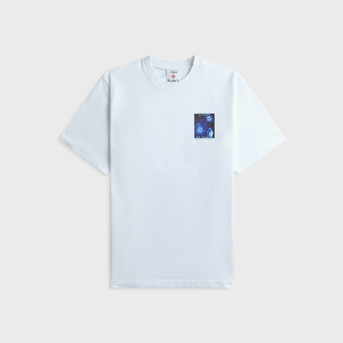 Casablanca Meduse Sportive Printed Cotton Tee - White