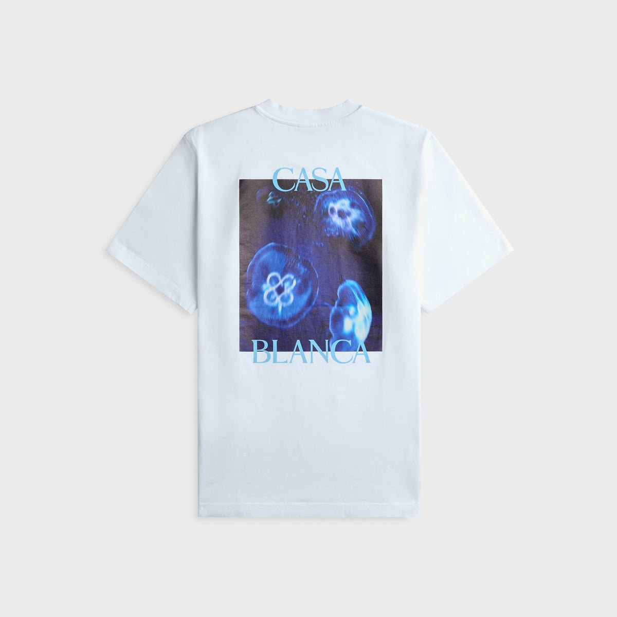 Casablanca Meduse Sportive Printed Cotton Tee - White