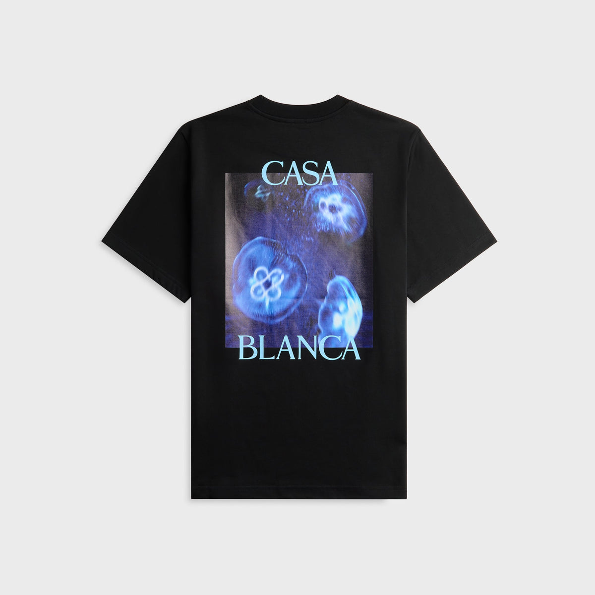 Casablanca Meduse Sportive Printed Cotton Tee - Black