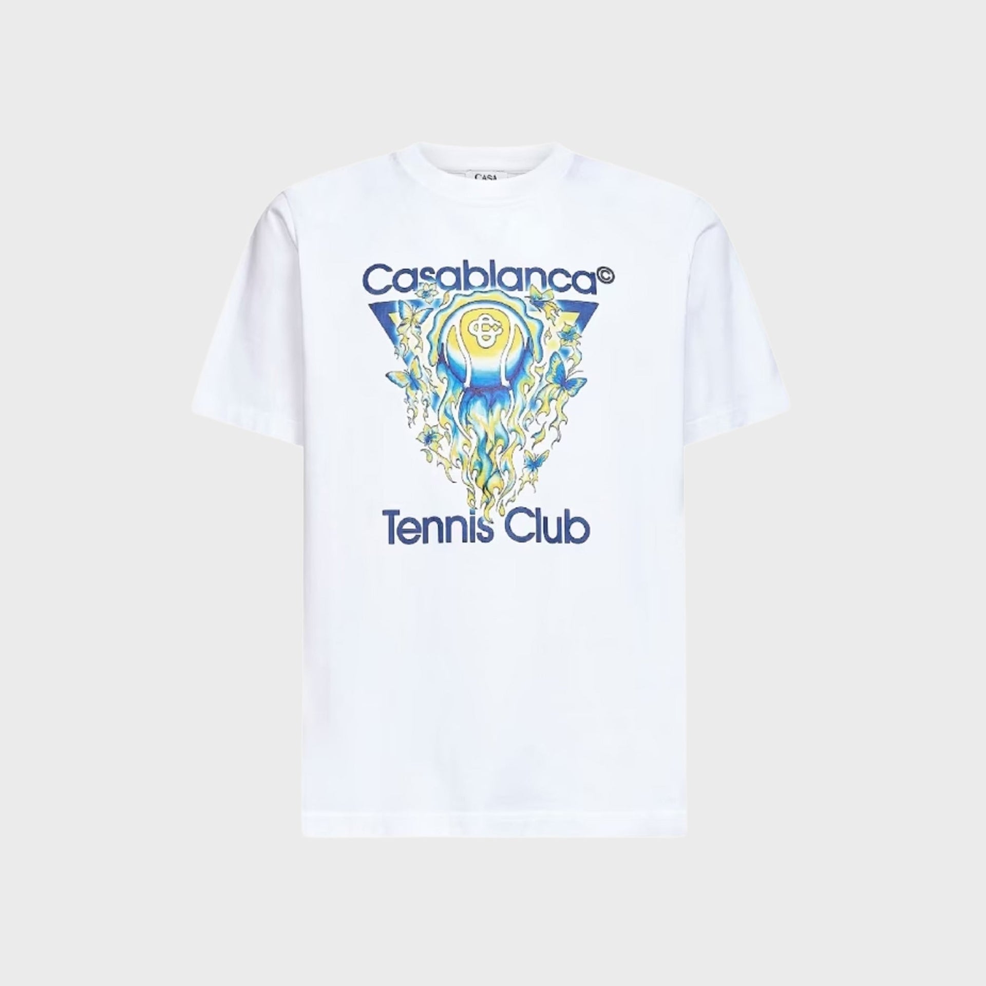 Casablanca Tennis Club Icon Classic Tee - Bright White