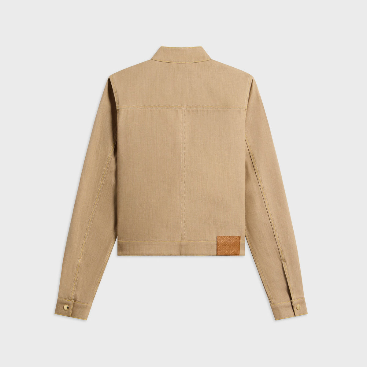 Casablanca Desert Canvas Denim Jacket - Beige