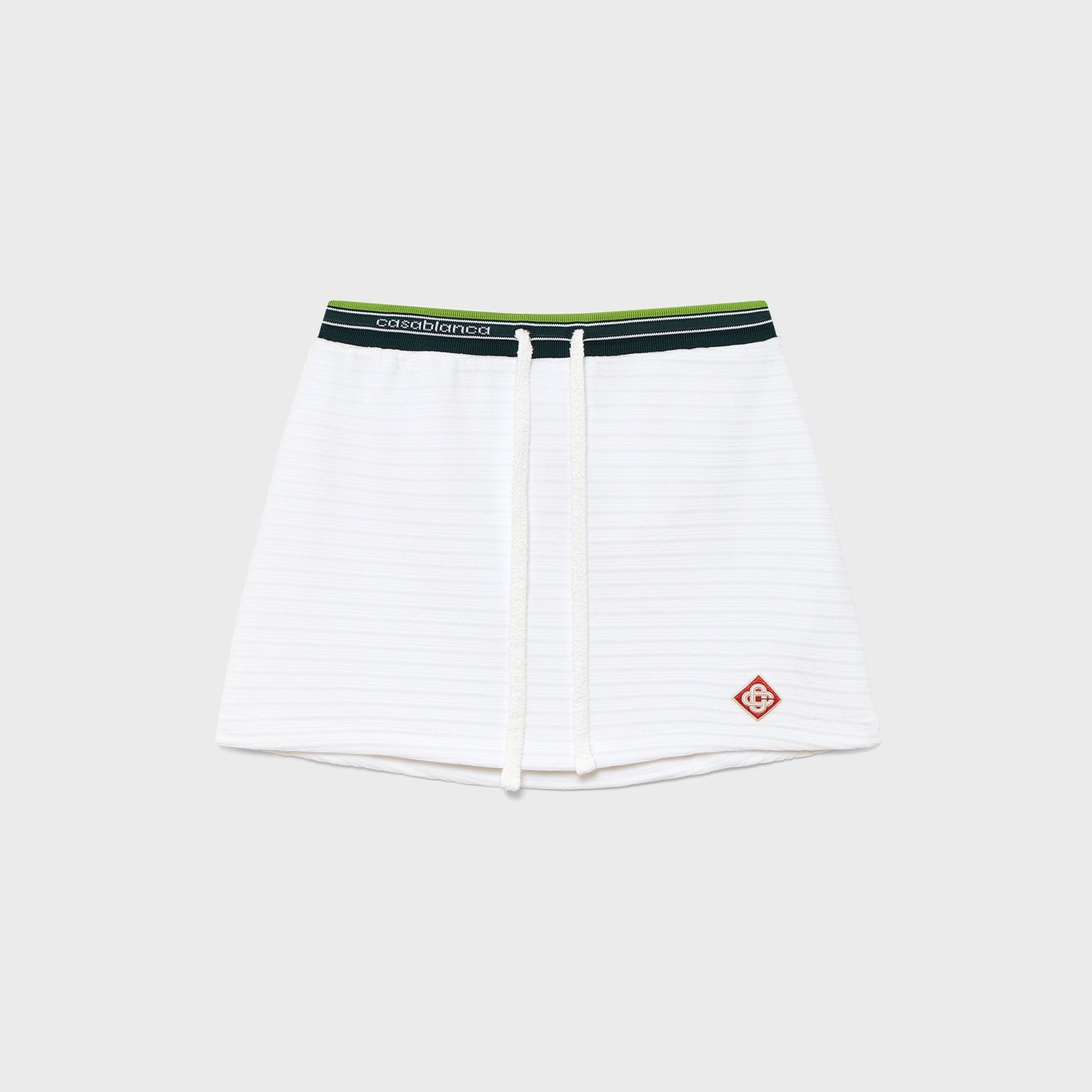 Casablanca Hippie Tennis Skirt in White