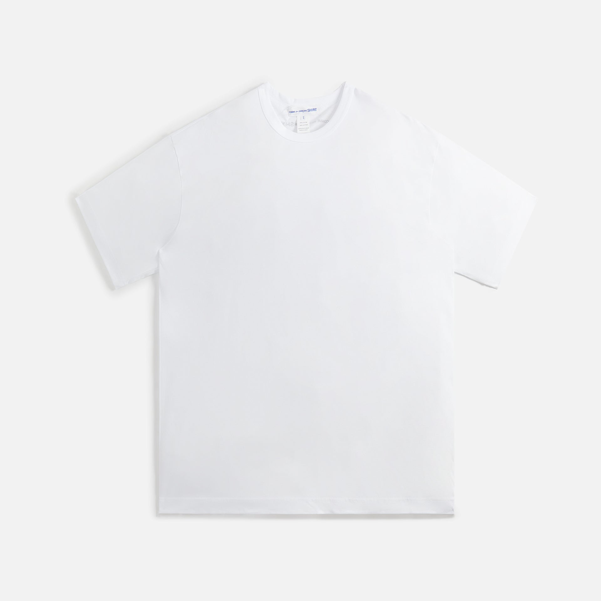 Comme des Garçons Shirt Cotton Jersey Tee - White
