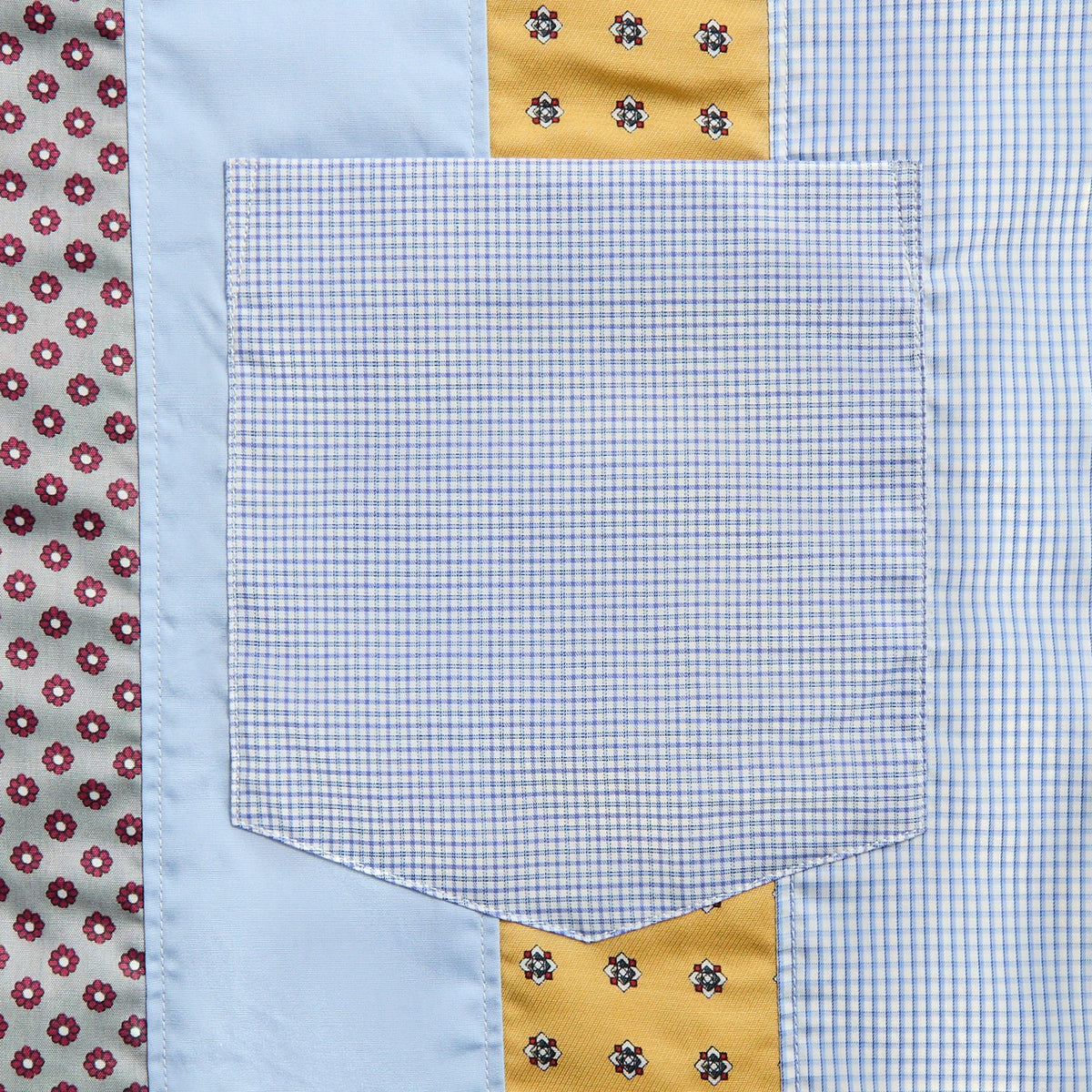 CDG Homme Shirt in White / Sax / Navy