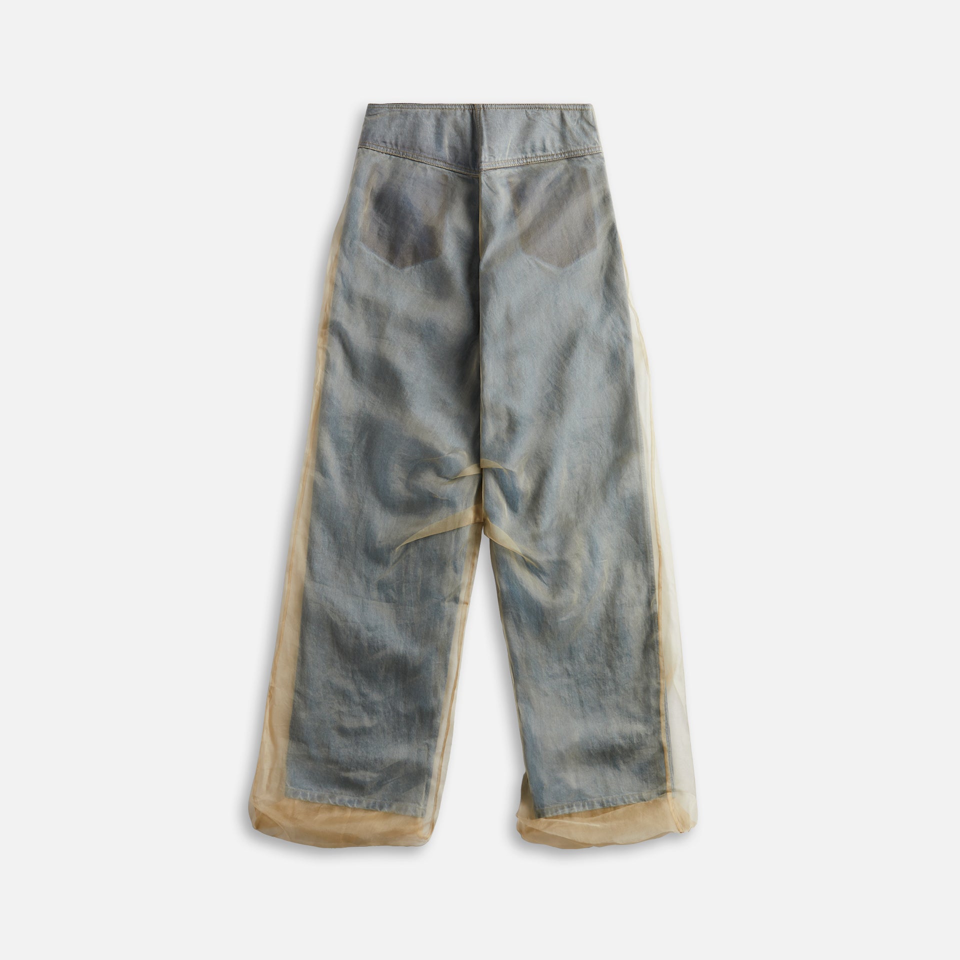 Christopher Esber Silk Parchment Denim Jean - Blue