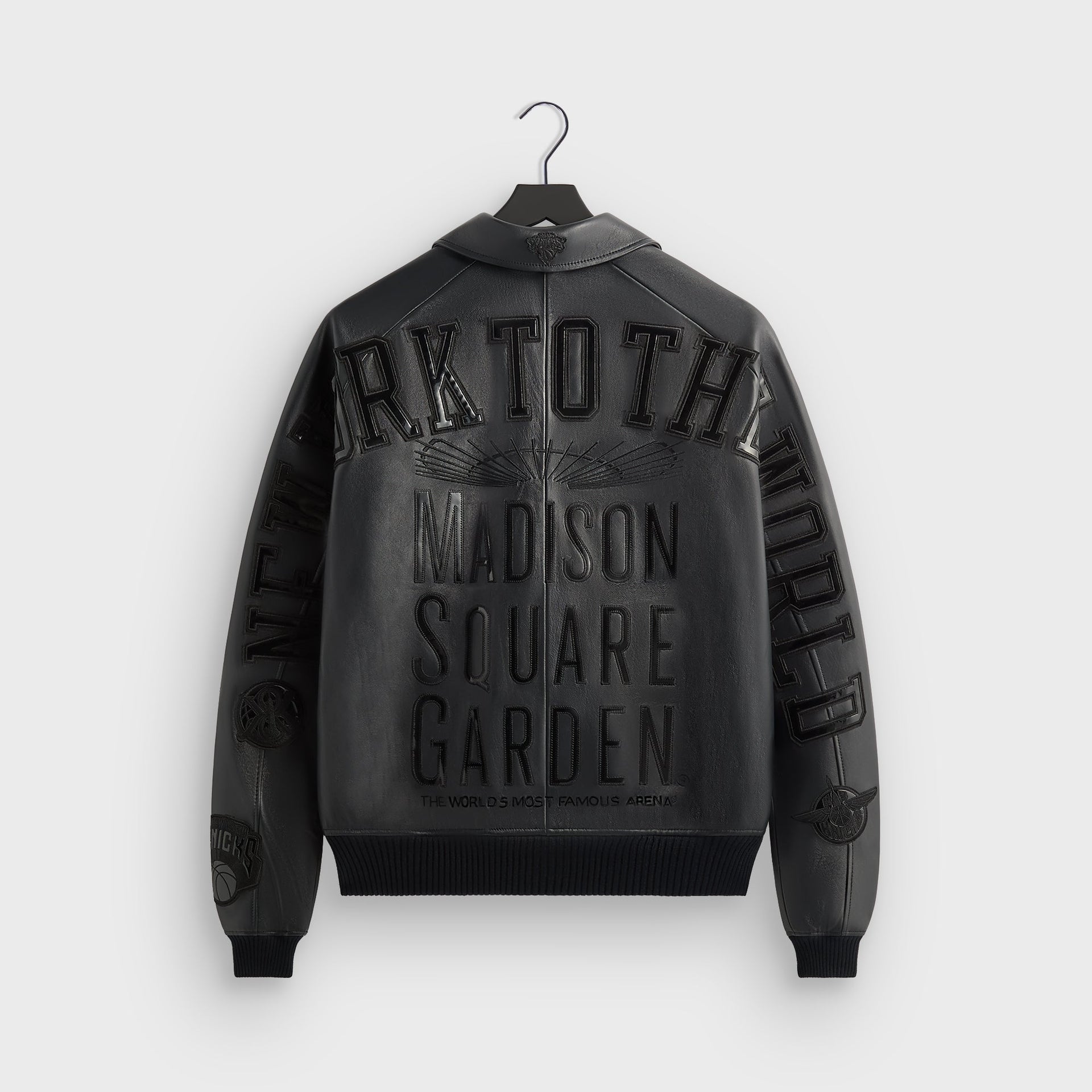 Kith & AVIREX for the New York Knicks Madison Square Garden Icon Jacket - Black