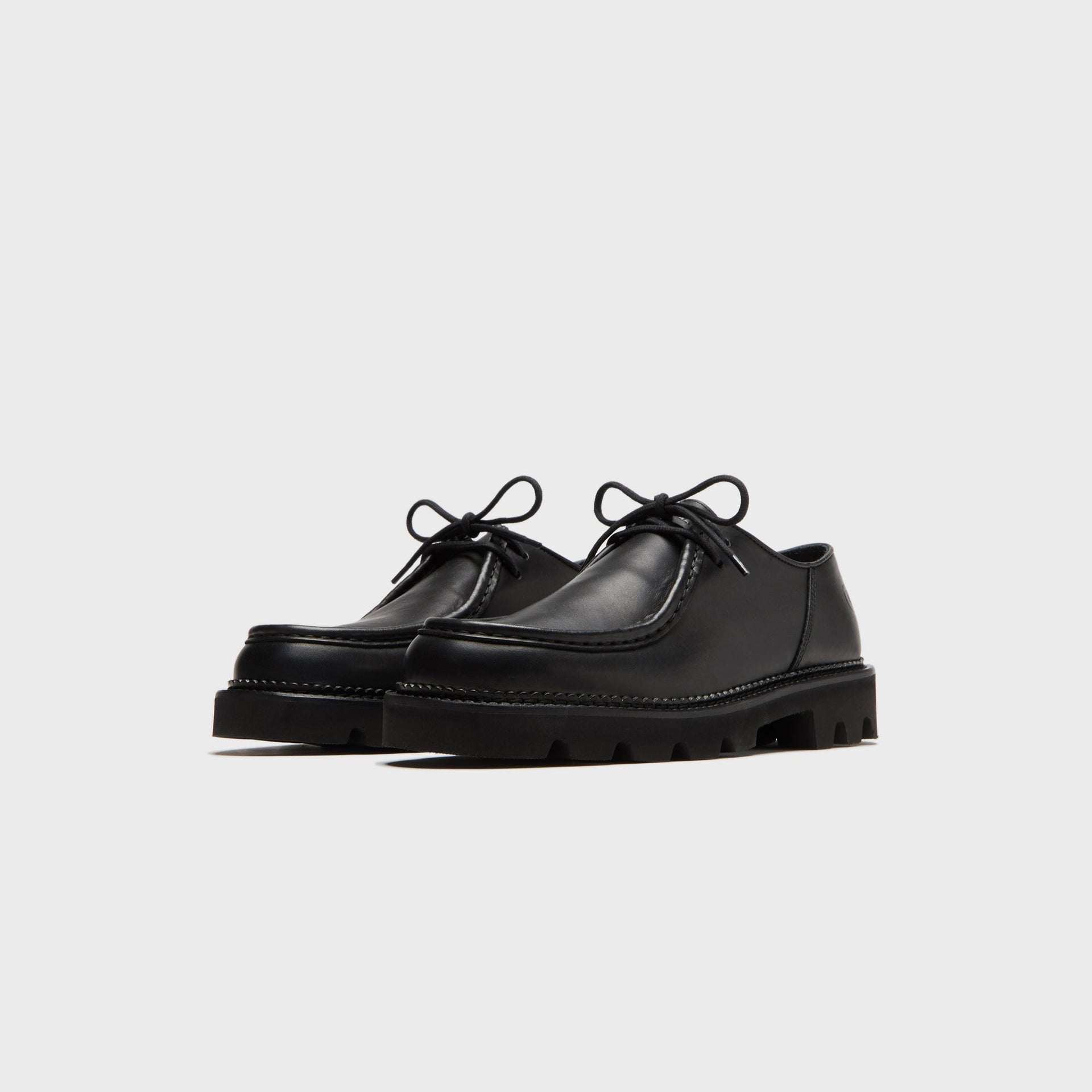 Collegium Pillar Moc Toe Derby - Nero