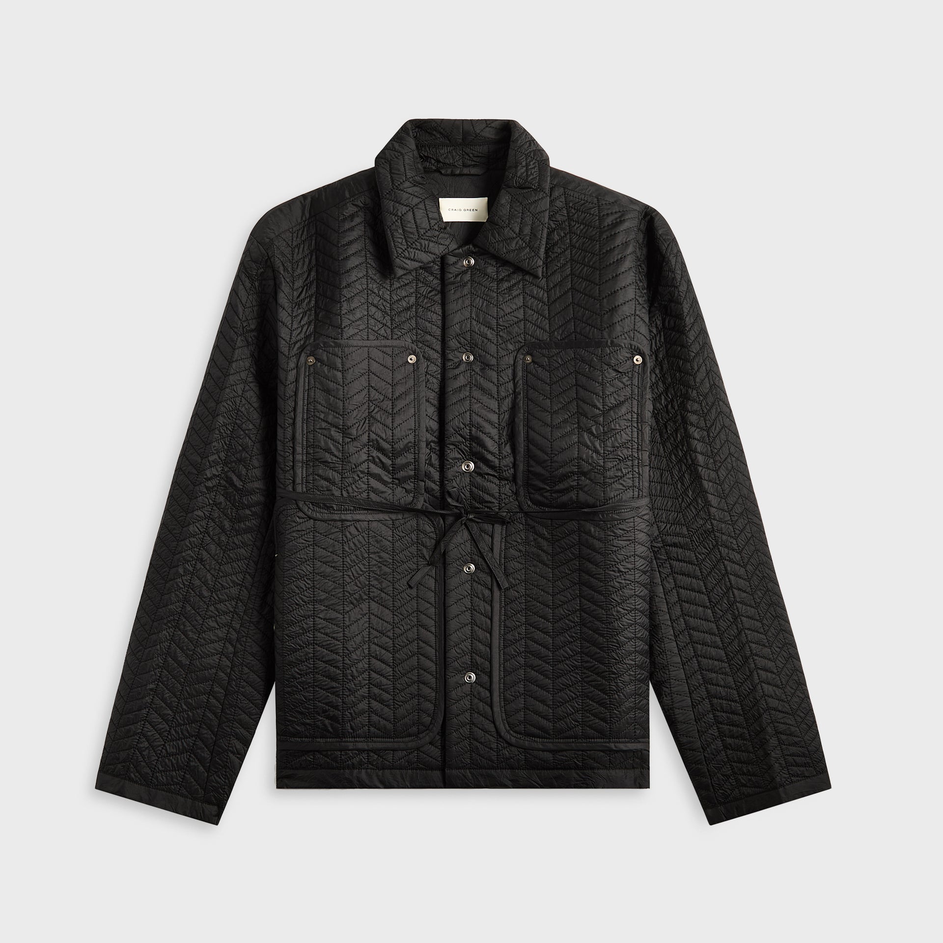 Craig Green Quilted Worker Jacket - Black