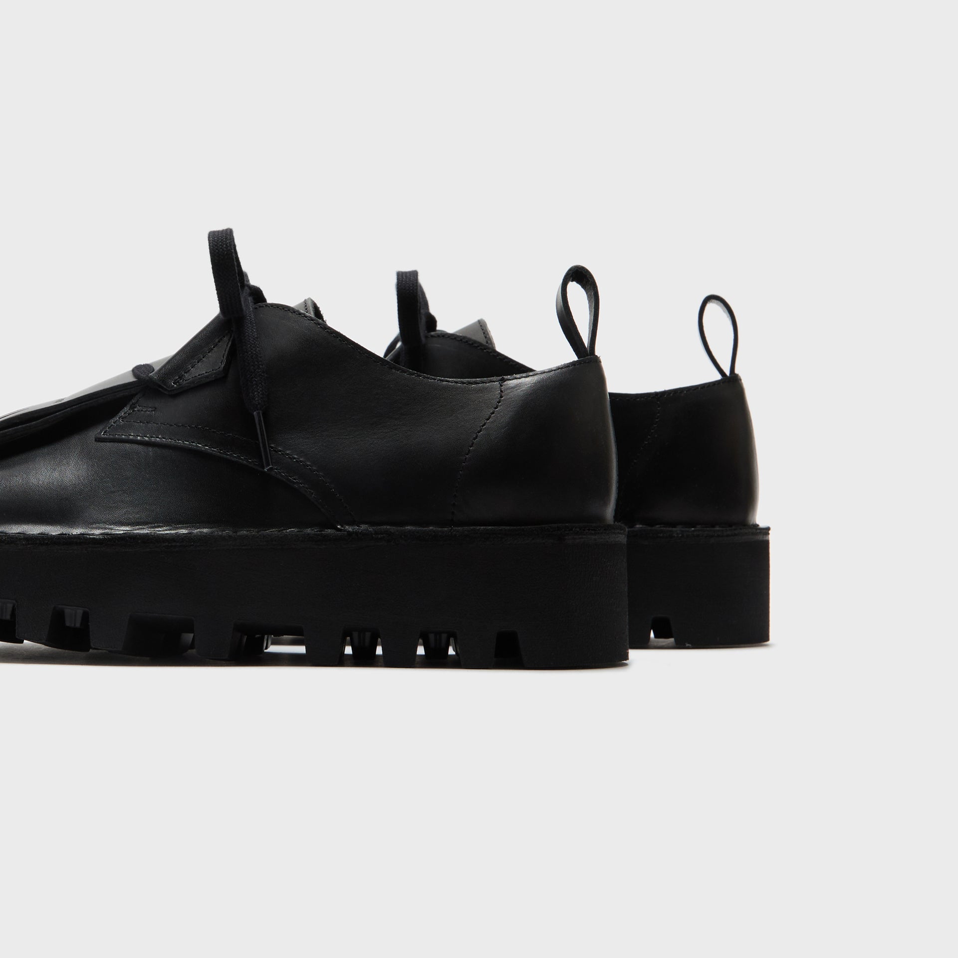 Clarks x Engineered Garments Desert Khan - Black Smooth
