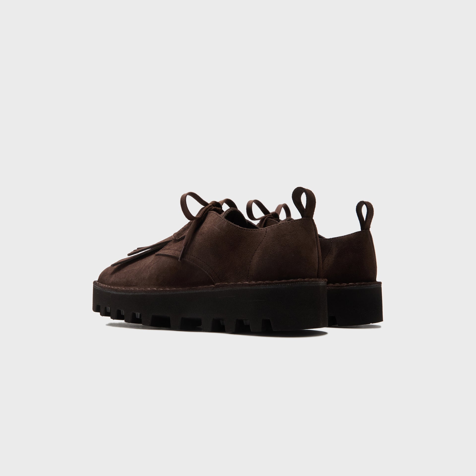 Clarks x Engineered Garments Desert Khan - Brown Suede