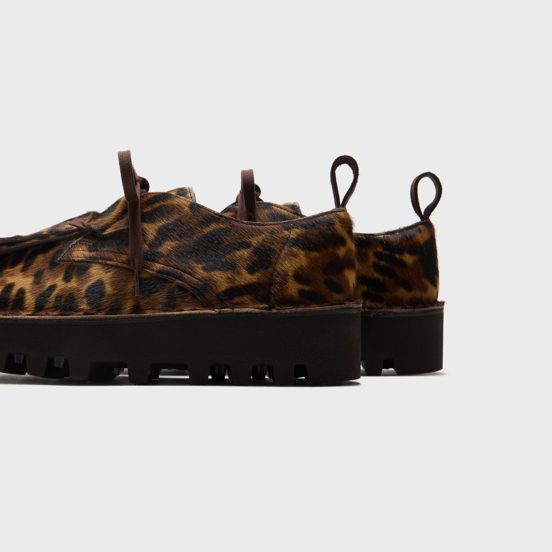 Clarks x Engineered Garments Desert Khan - Leopard Pony