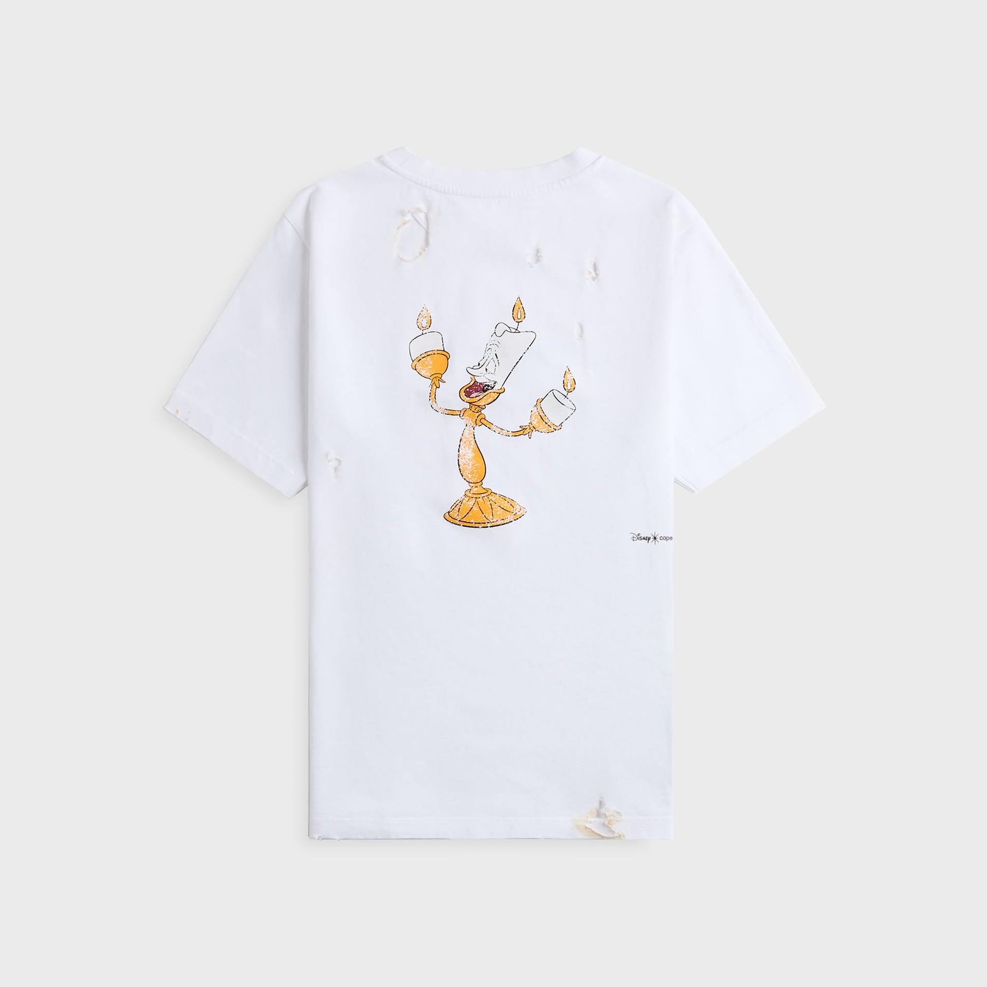 Disney x Coperni Burned By You Before Boxy Tee in White