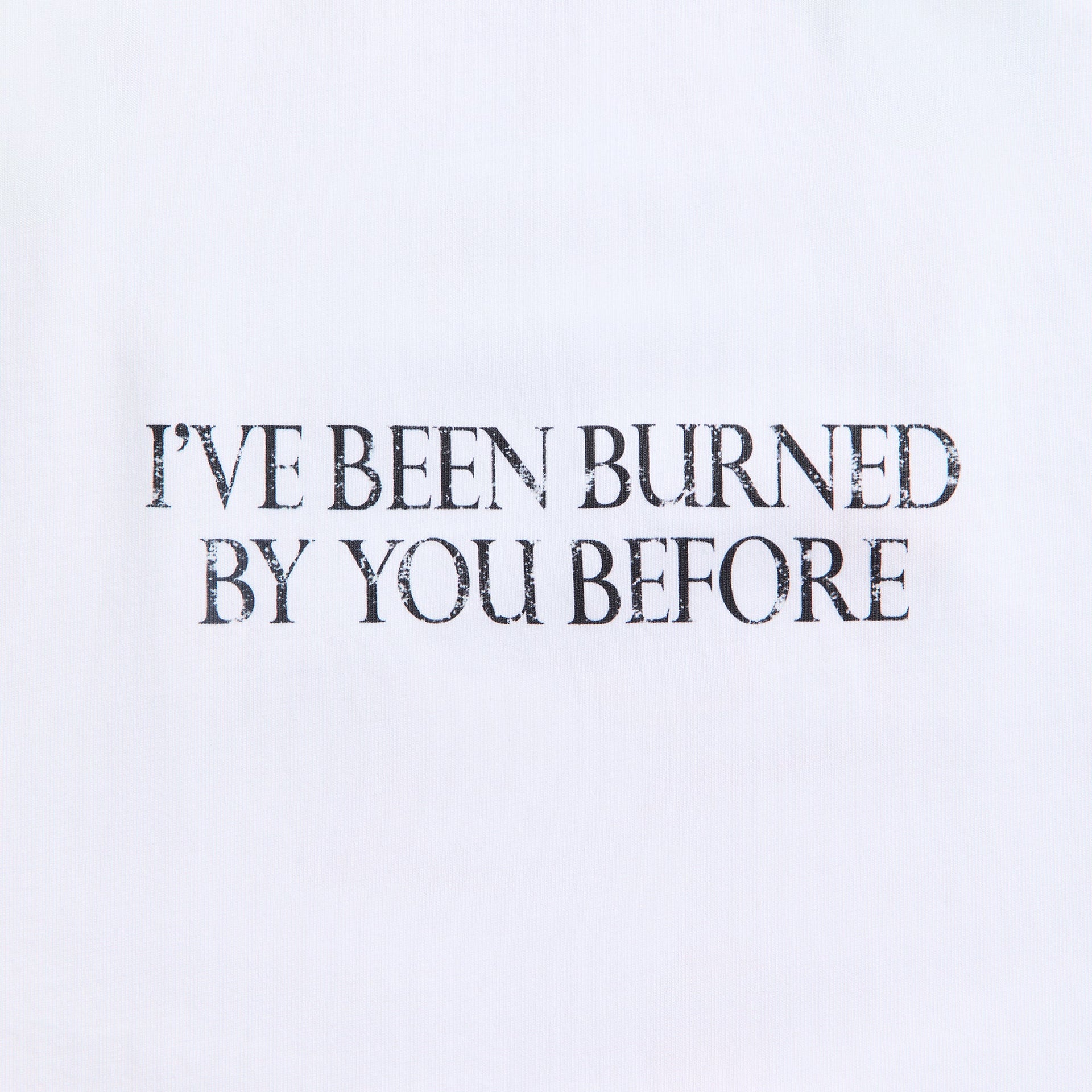 Disney x Coperni Burned By You Before Boxy Tee in White