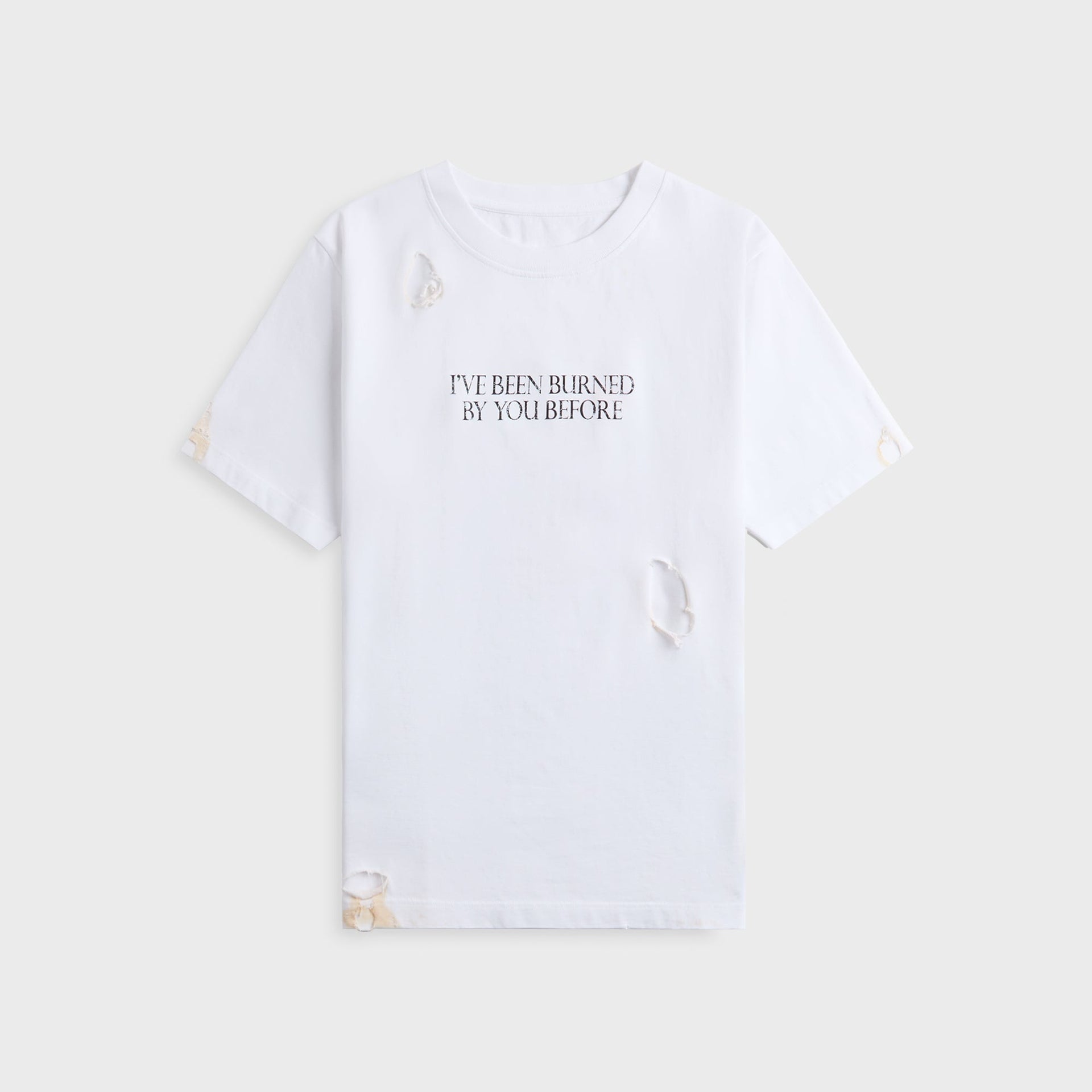 Disney x Coperni Burned By You Before Boxy Tee in White