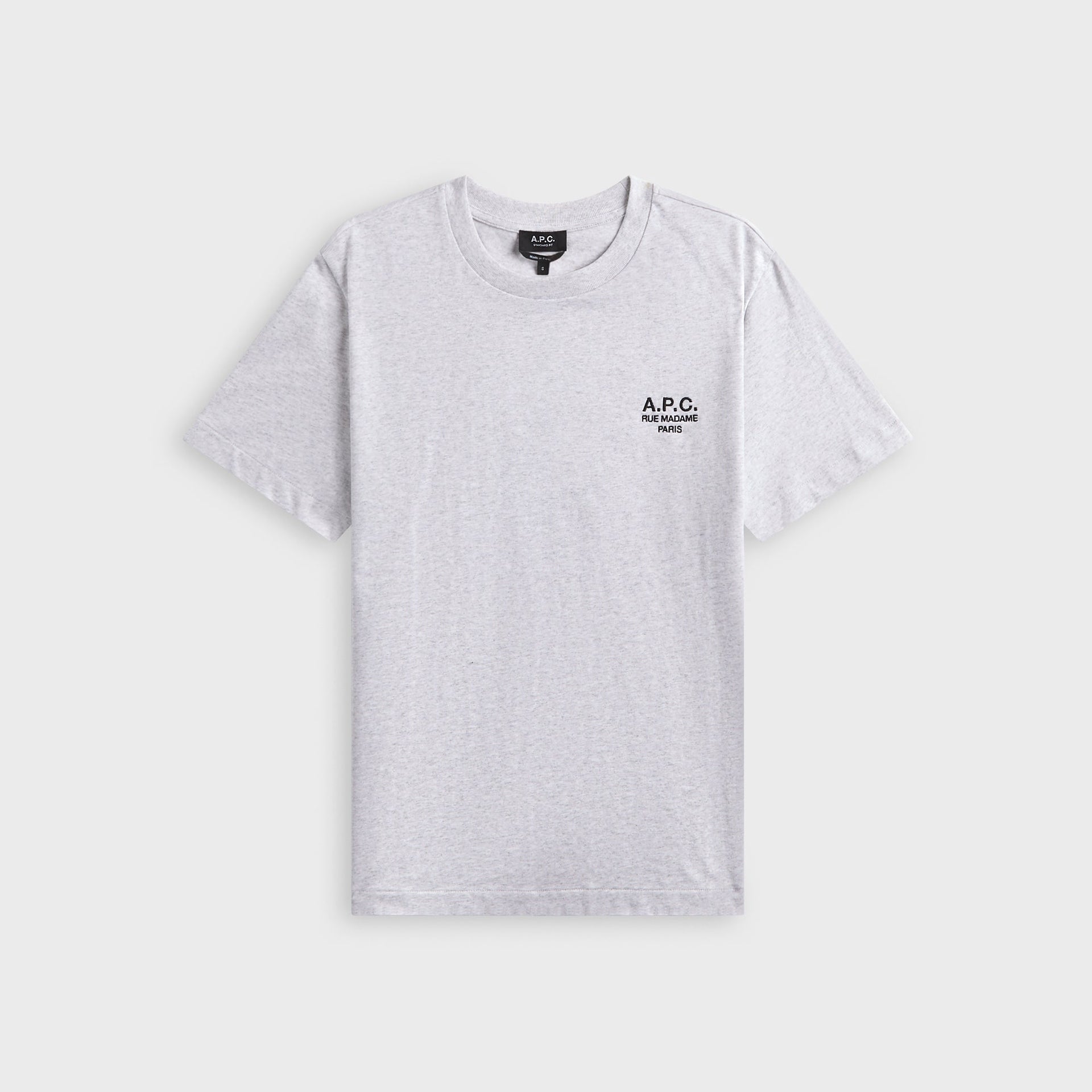 A.P.C. Standard Rue Madame Tee - Light Heather Gray