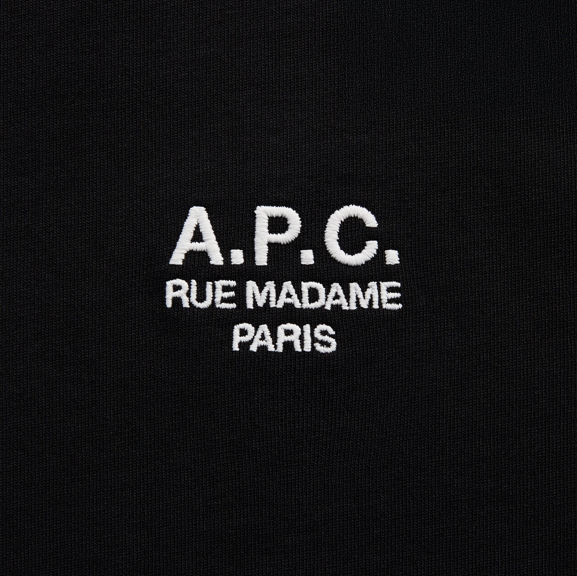 A.P.C. Rue Madame Tee - Black