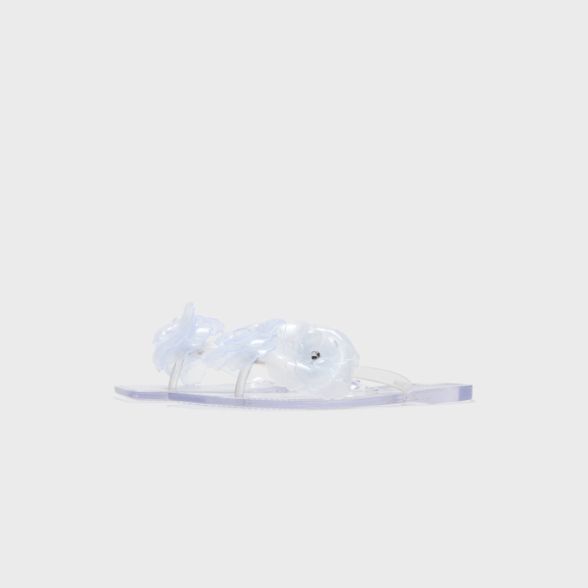 Coperni Silicone Flower Flat Sandals - Clear