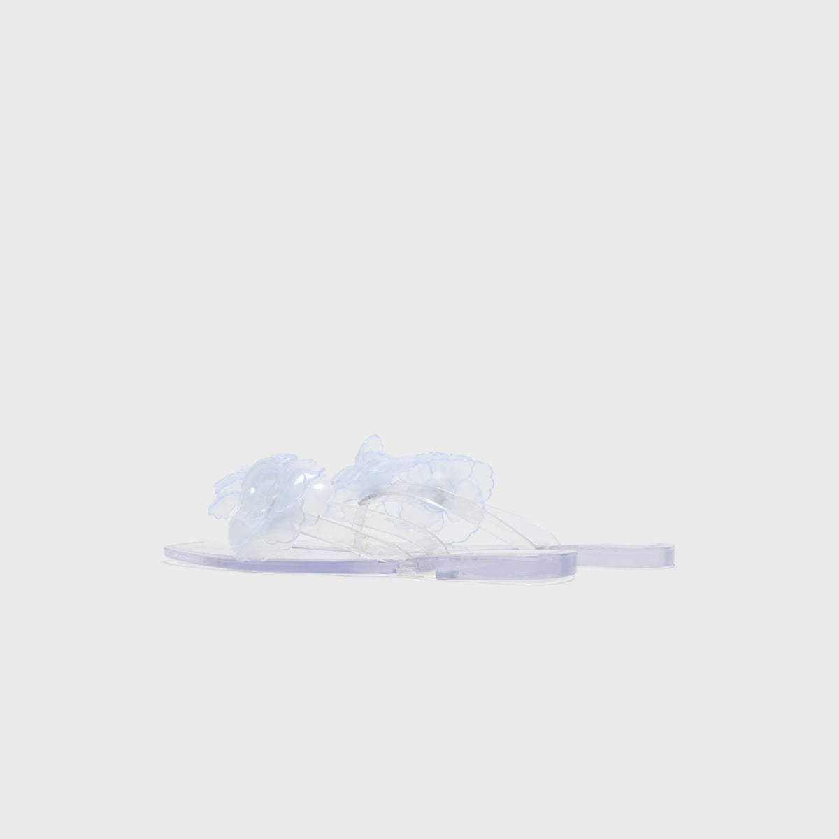 Coperni Silicone Flower Flat Sandals - Clear