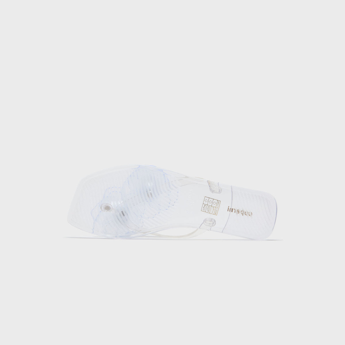 Coperni Silicone Flower Flat Sandals - Clear