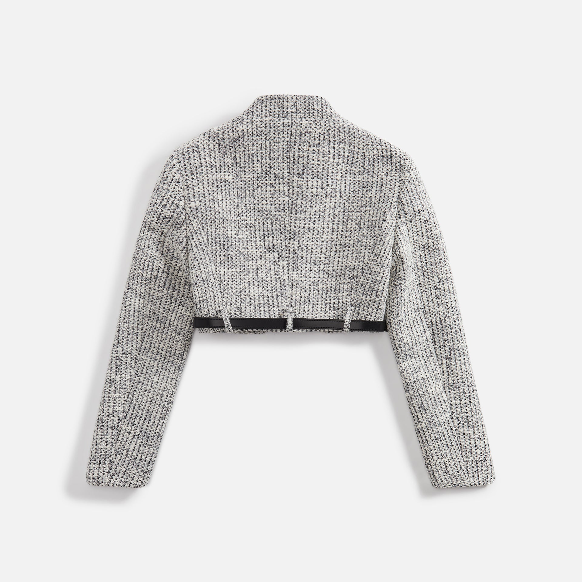 Coperni Cropped Trompe Loeil Jacket - Black