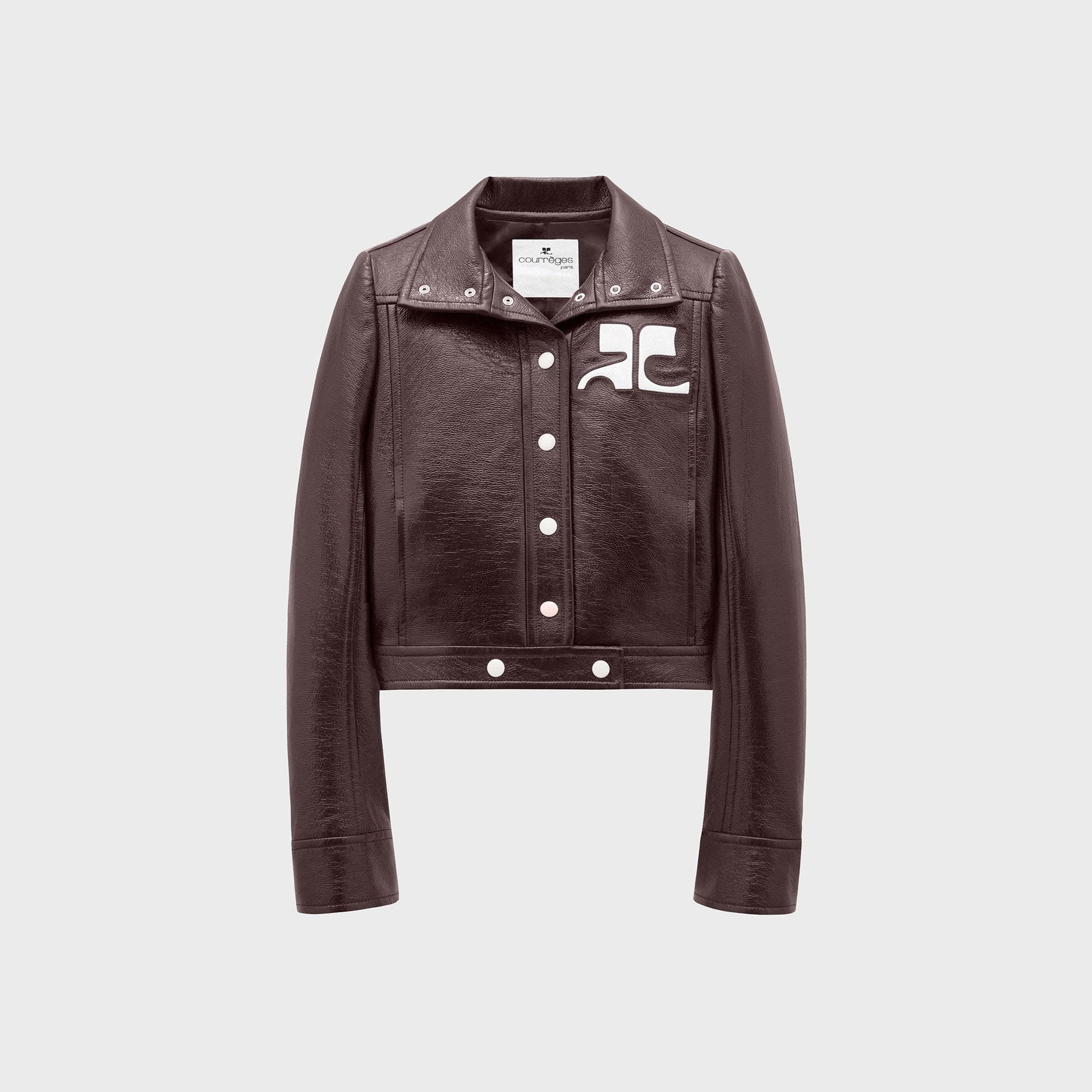 Courrèges ReEdition Vinyl Jacket - Burnt Red