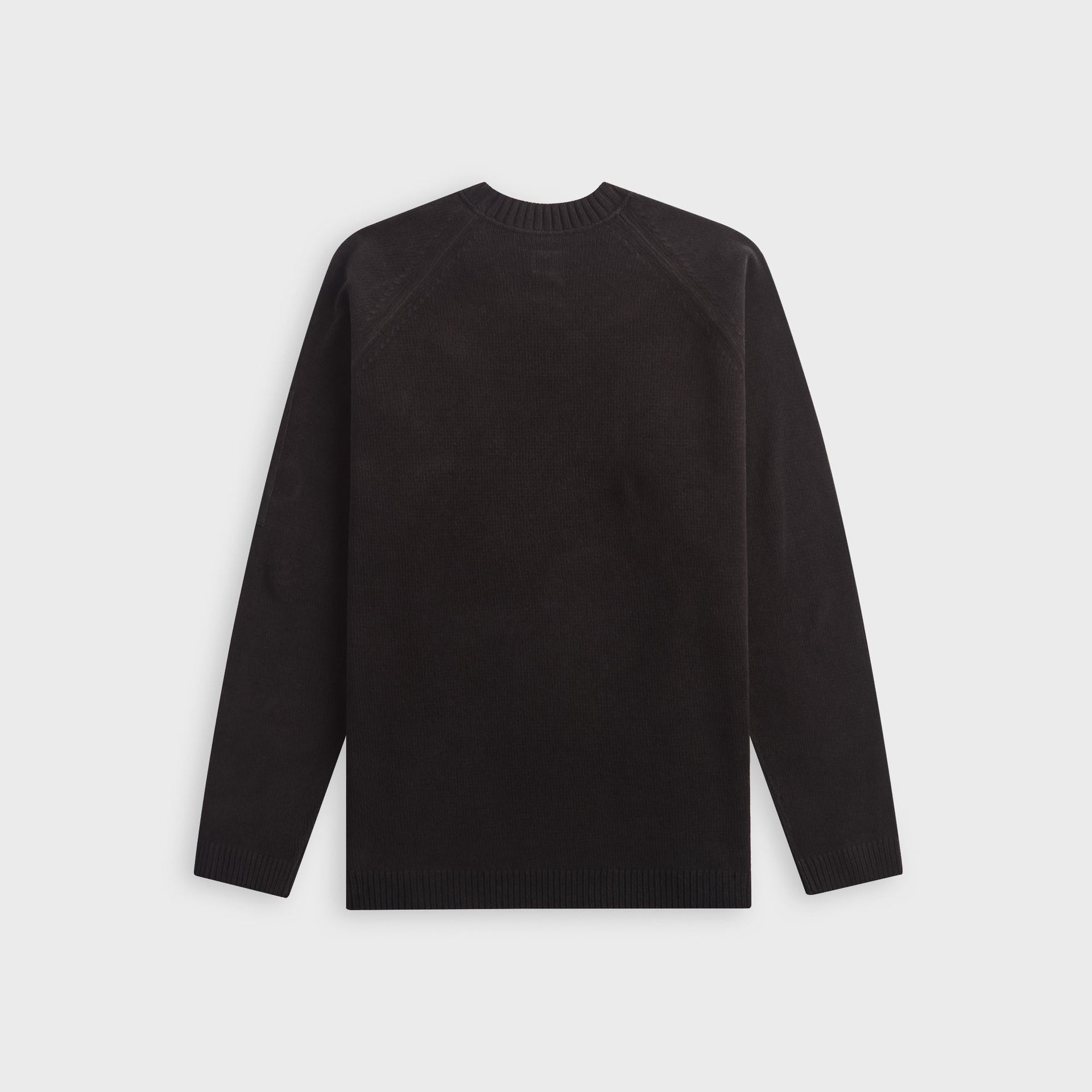 C.P. Company Cotton Chenille Crewneck Lens Sweater - Black