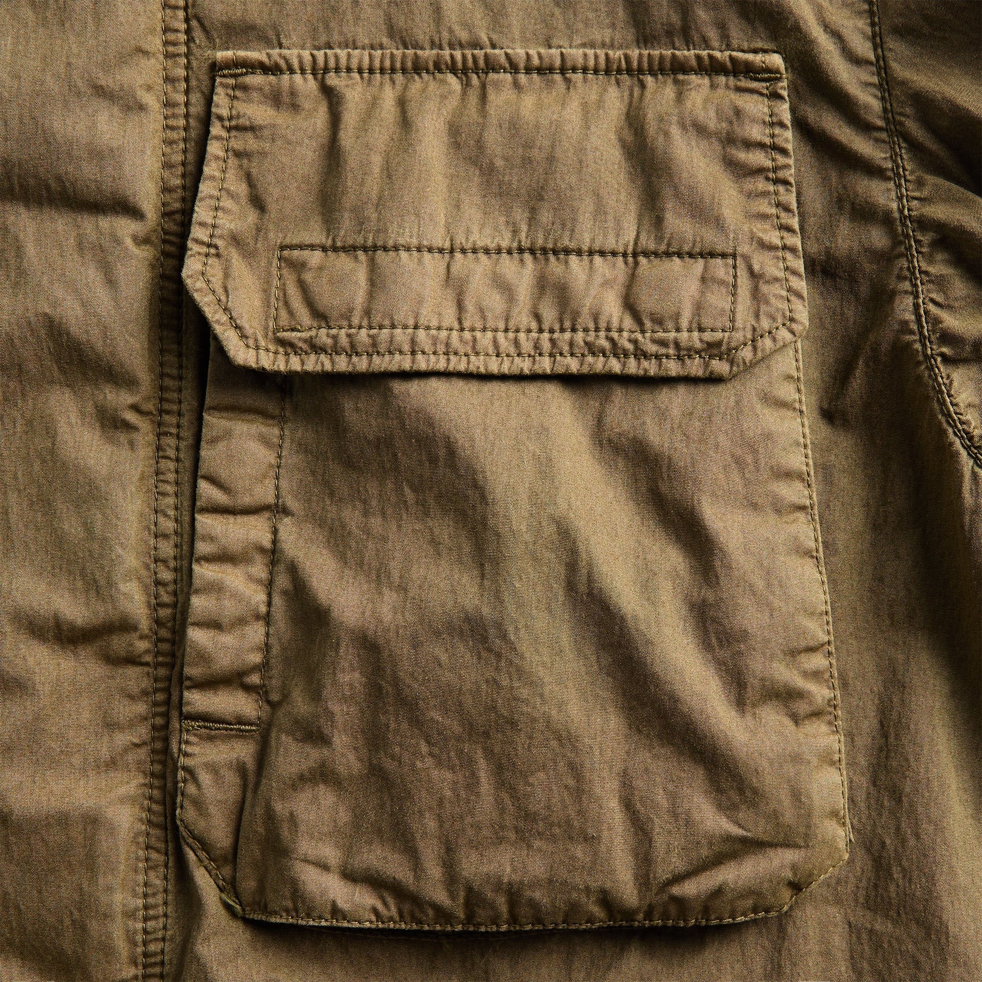 C.P. Company 50 Fili Wax Field Jacket - Dried Herb