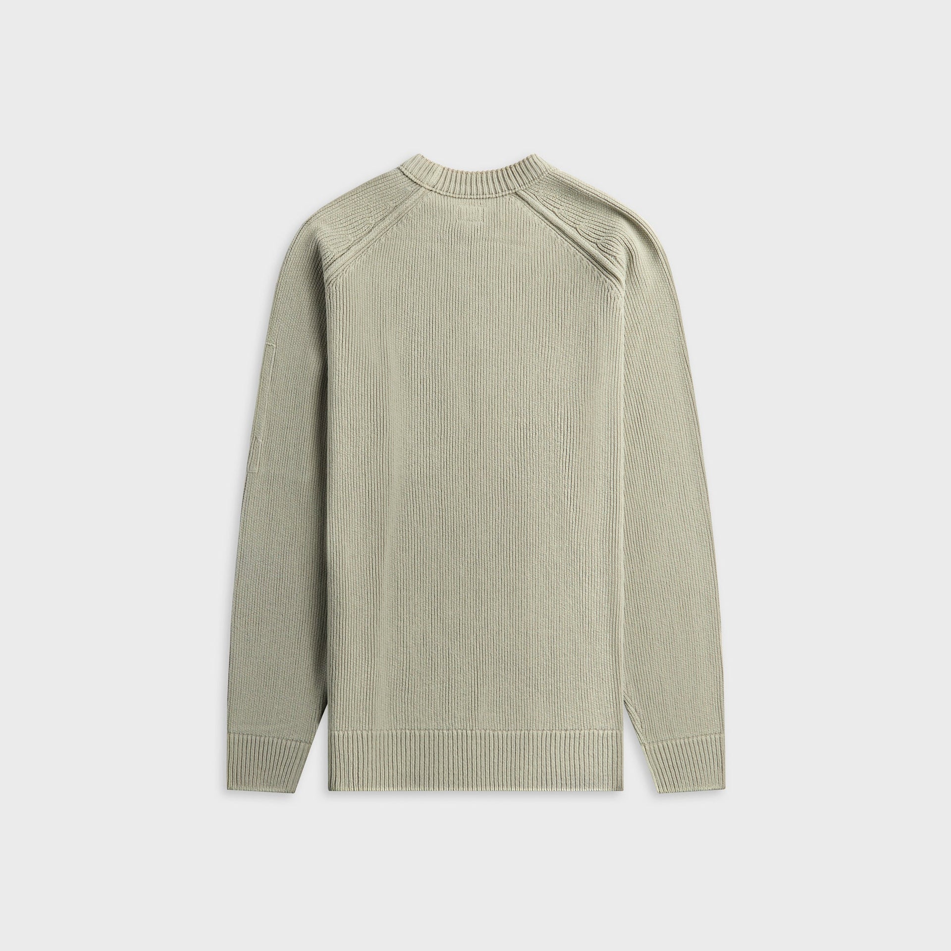 C.P. Company Chenille Cotton Lens Crewneck Sweater - Flint Grey