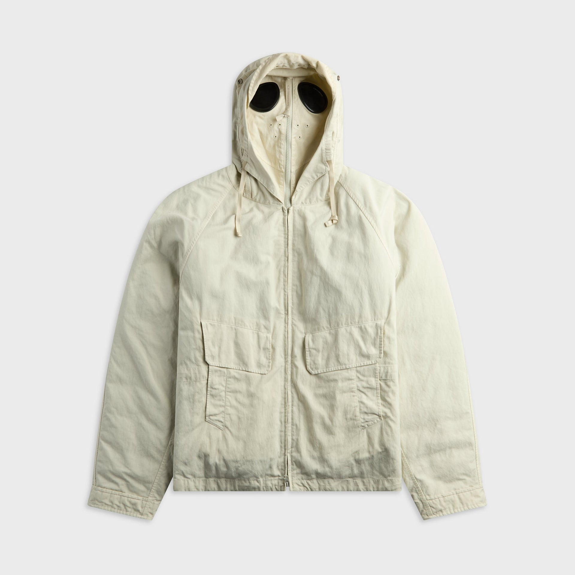 C.P. Company Twill Mixed Explorer Jacket - Silver / Birch