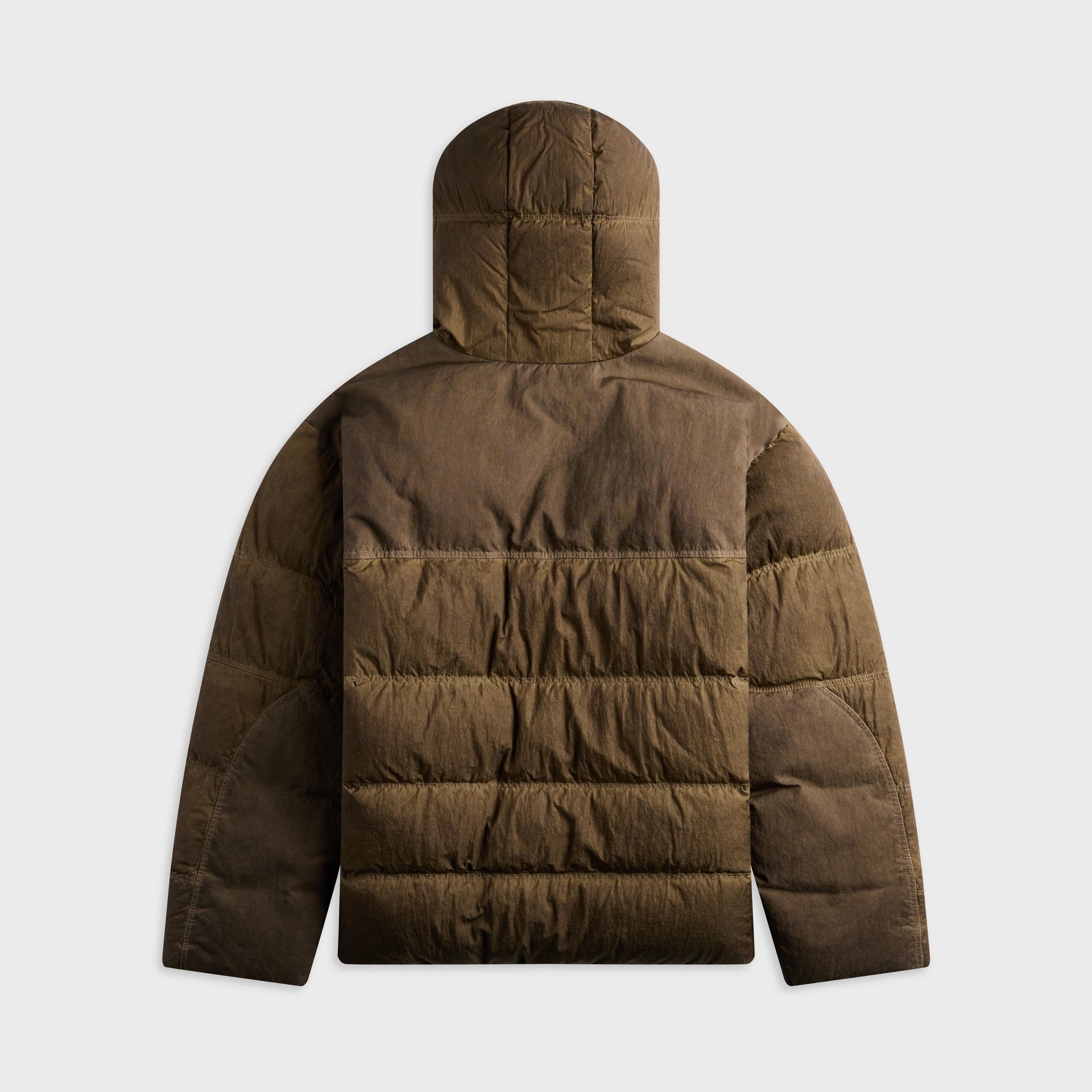 C.P. Company Eco-Chrome R Mixed Goggle Down Jacket - Re-Color Brown