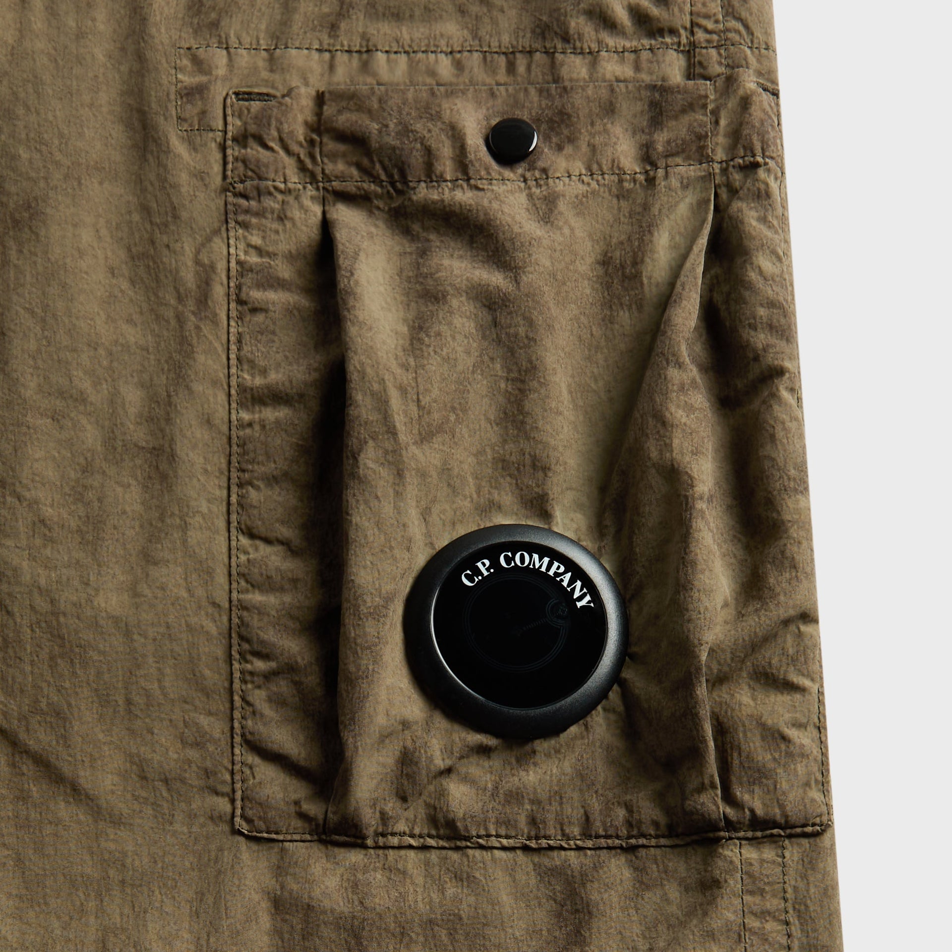 C.P. Company Flatt Nylon Loose Lens Cargo Pant - Re-Color Brown