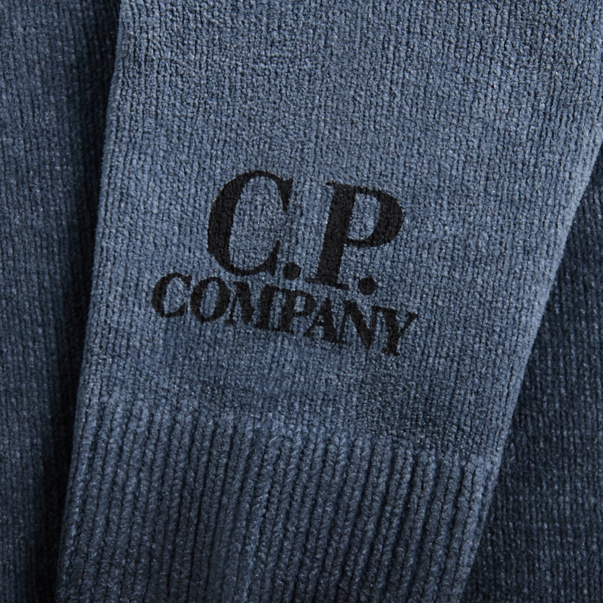C.P. Company Chenille Cotton Knit - Total Eclipse