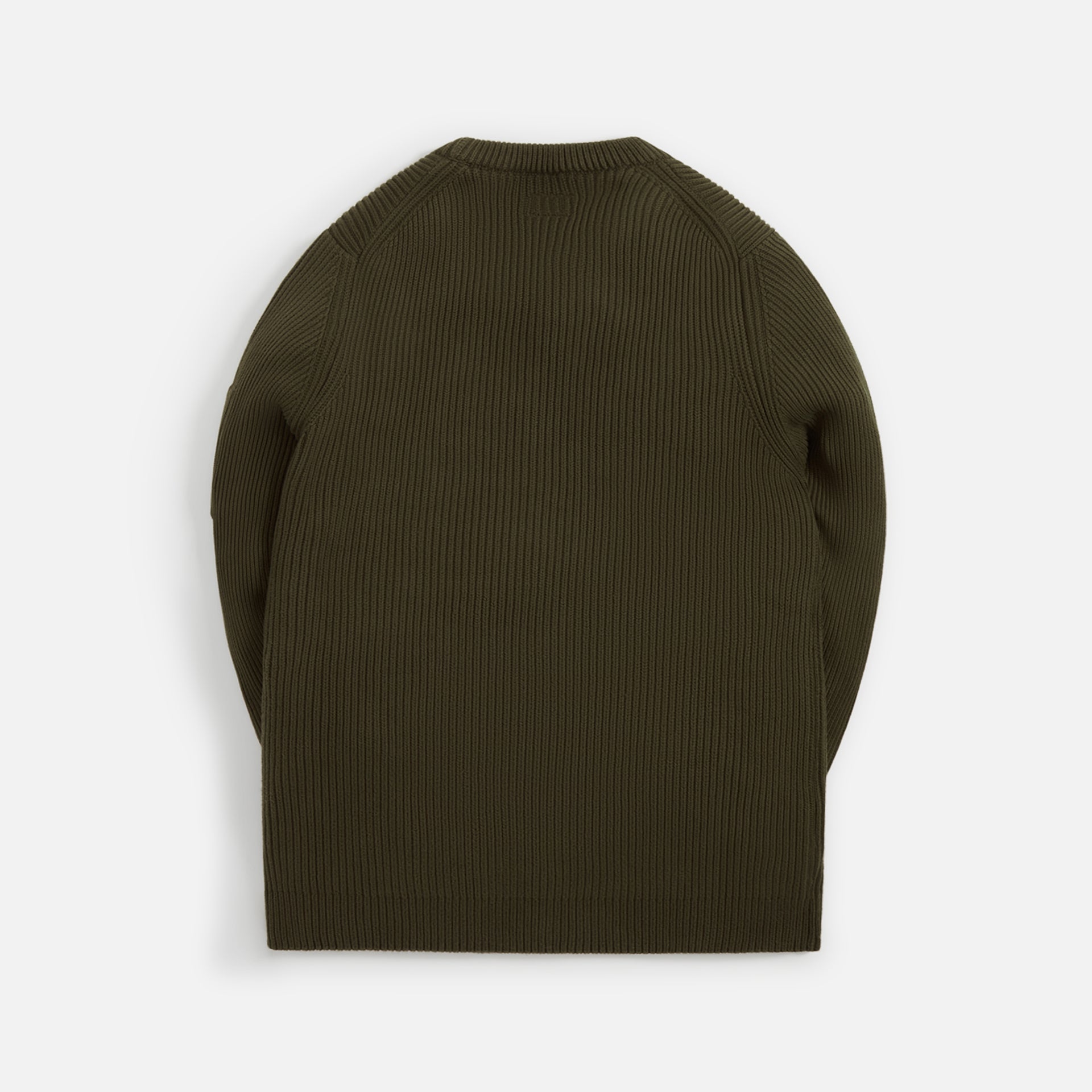 C.P. Company Full Rib Crew Neck Jumper - Ivy Green