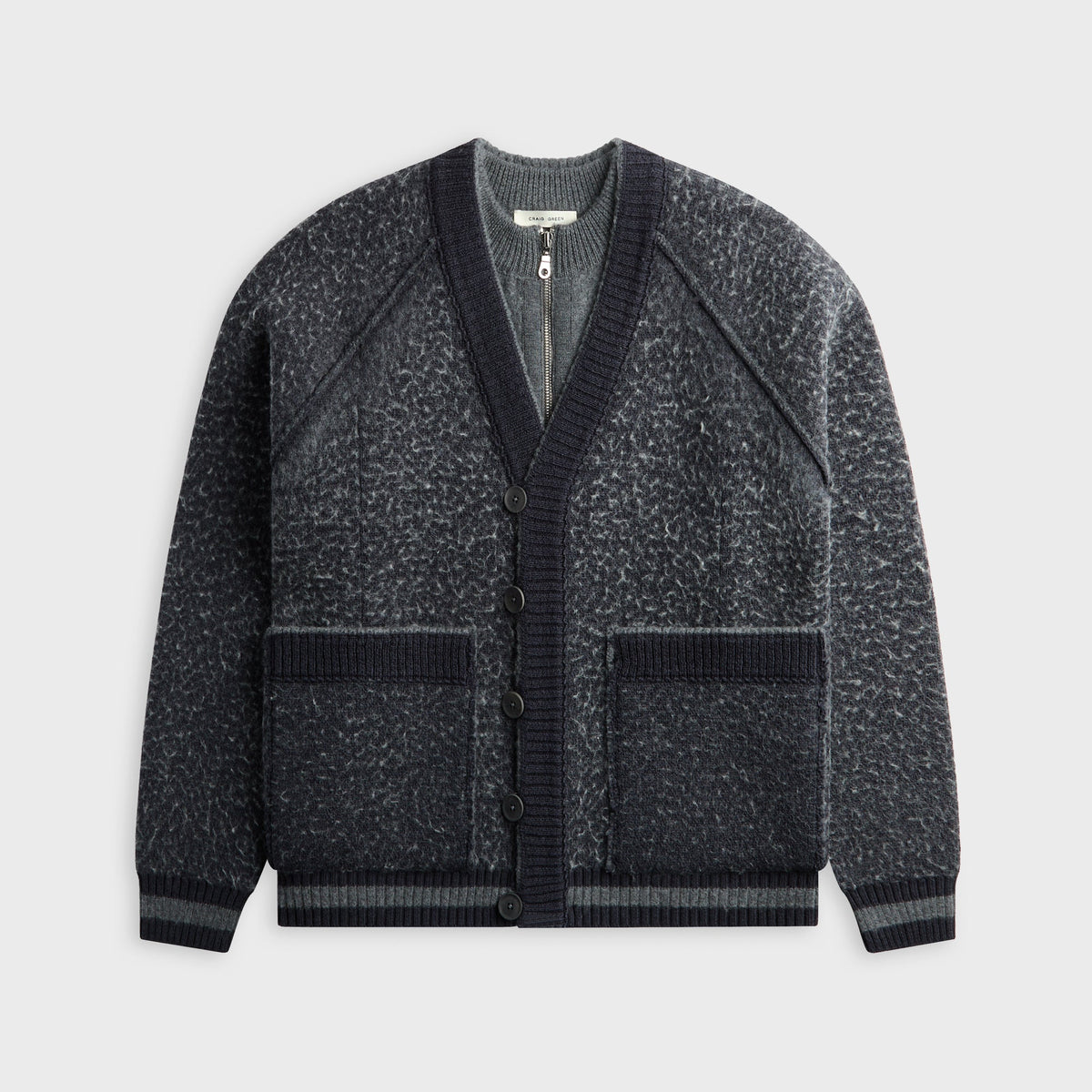 Craig Green Men's Blanket Jacket - Navy / Dark Grey