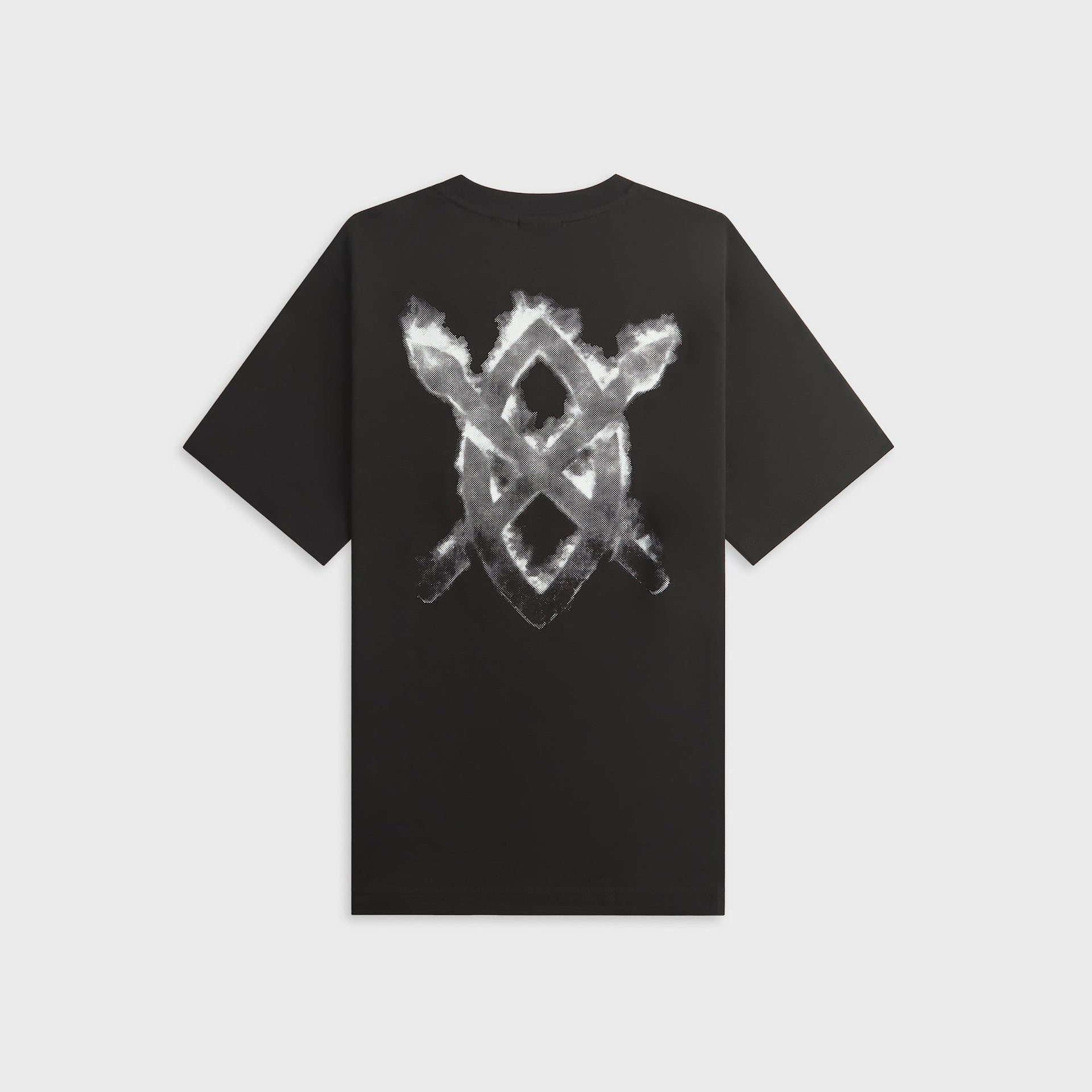 Daily Paper Burning Shield Short Sleeve Tee - Black
