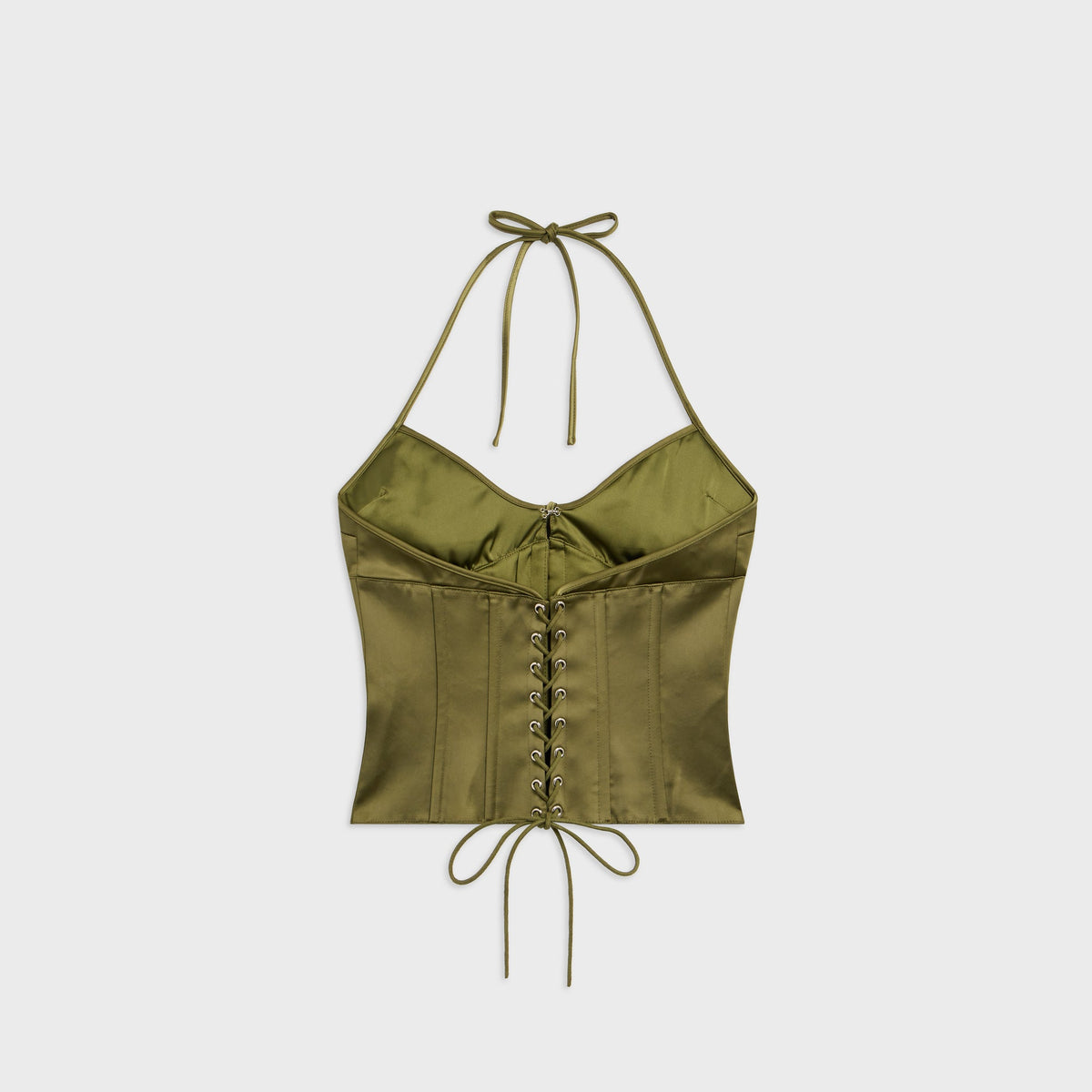 GUIZIO Marini Corset Top - Olive