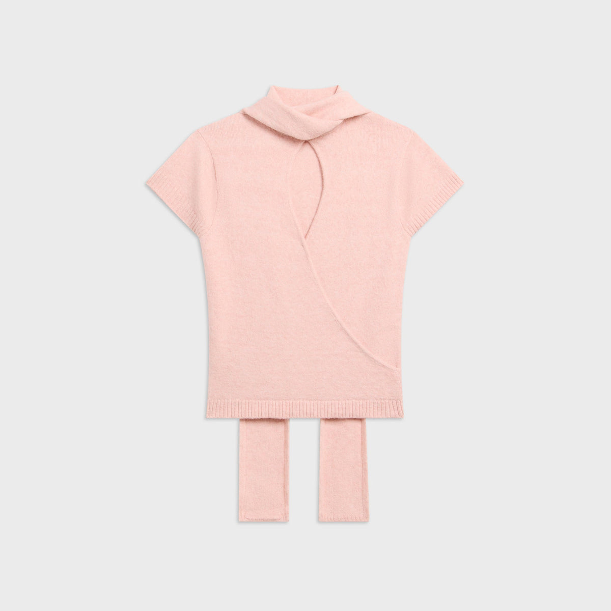 GUIZIO Knit Ara Top - Ballet Slipper