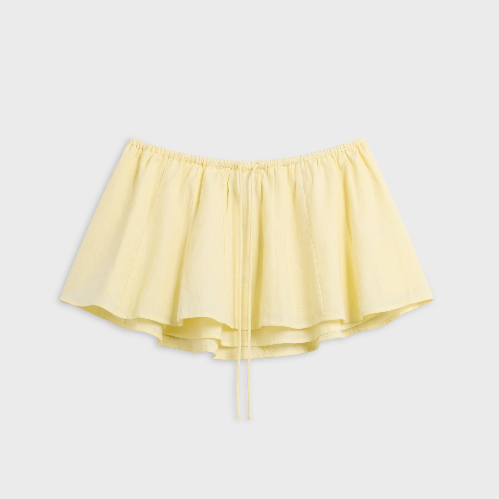 GUIZIO Leila Mini Skirt - Honey Butter Yellow