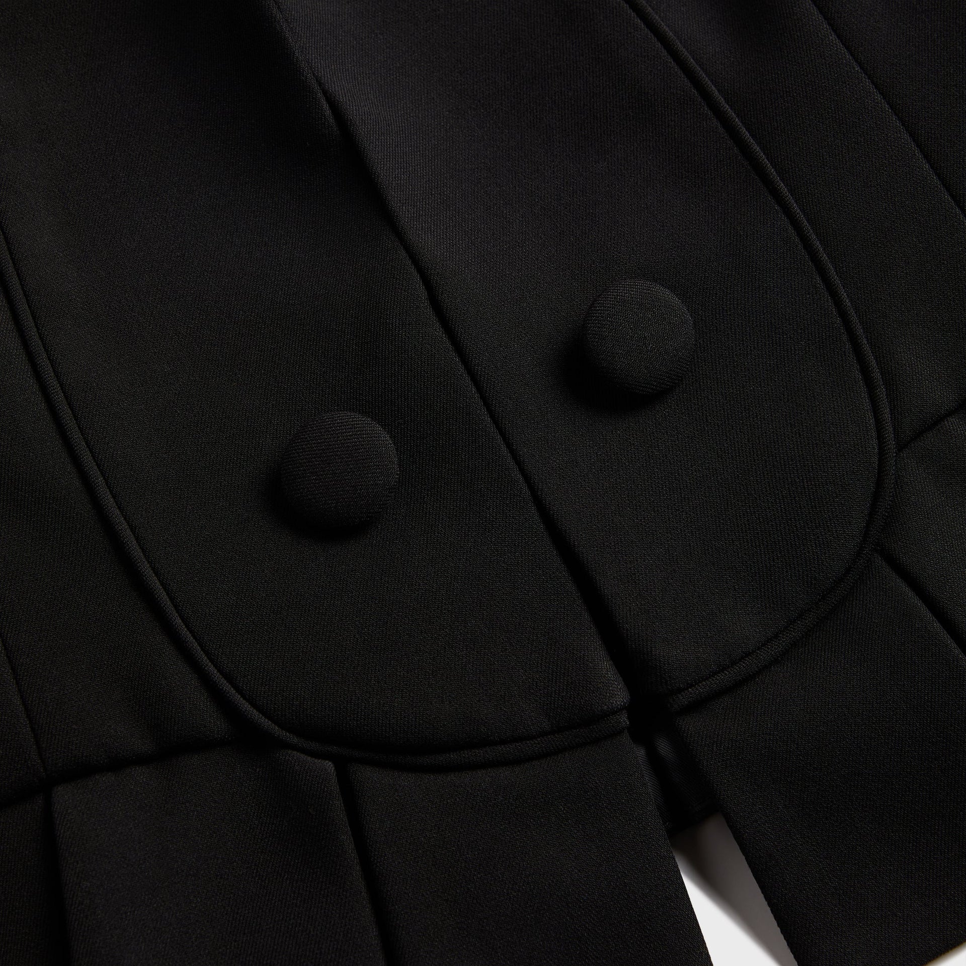 GUIZIO Cap Sleeve Bib Blazer - Black
