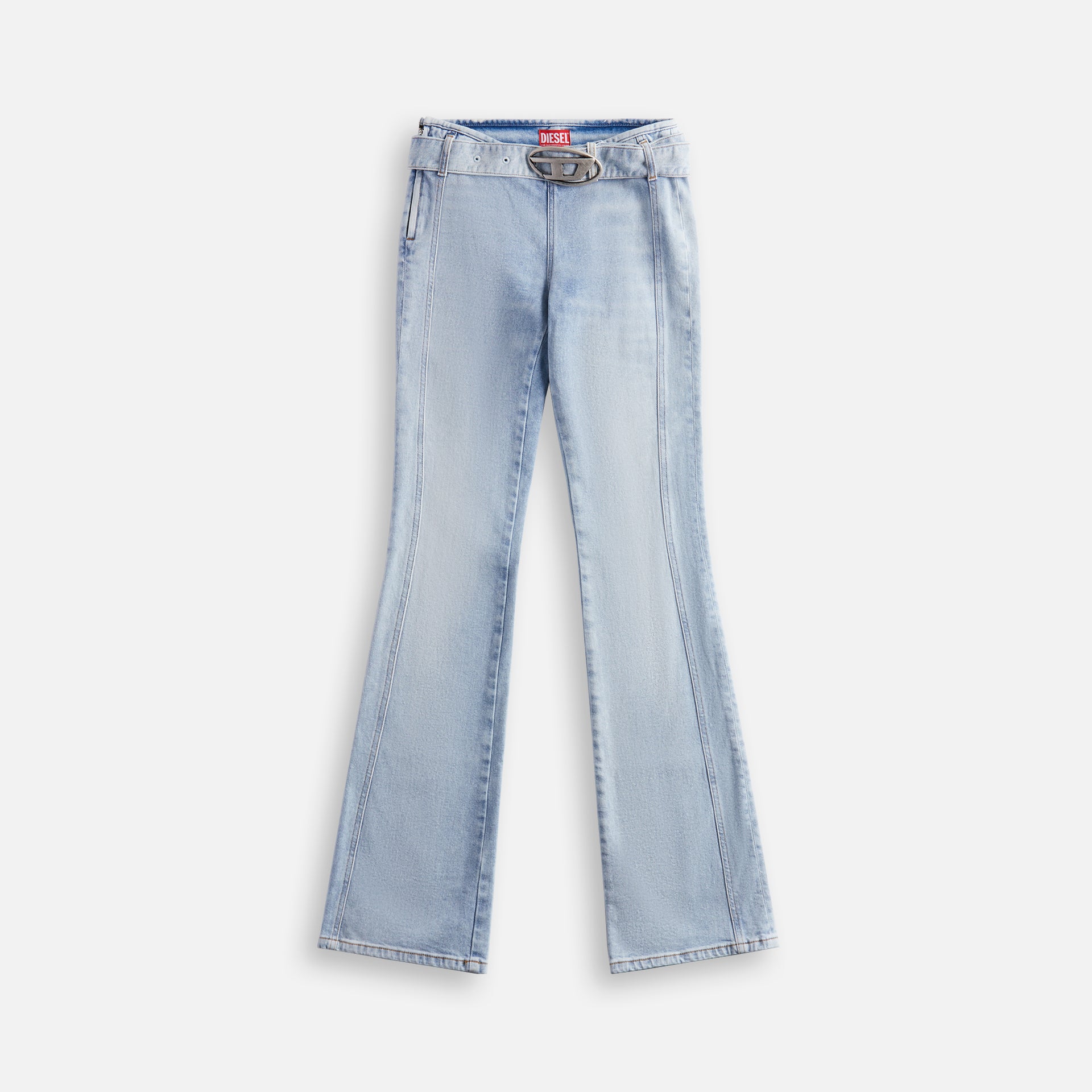 Diesel Ebby Belt Jean - Blue Denim