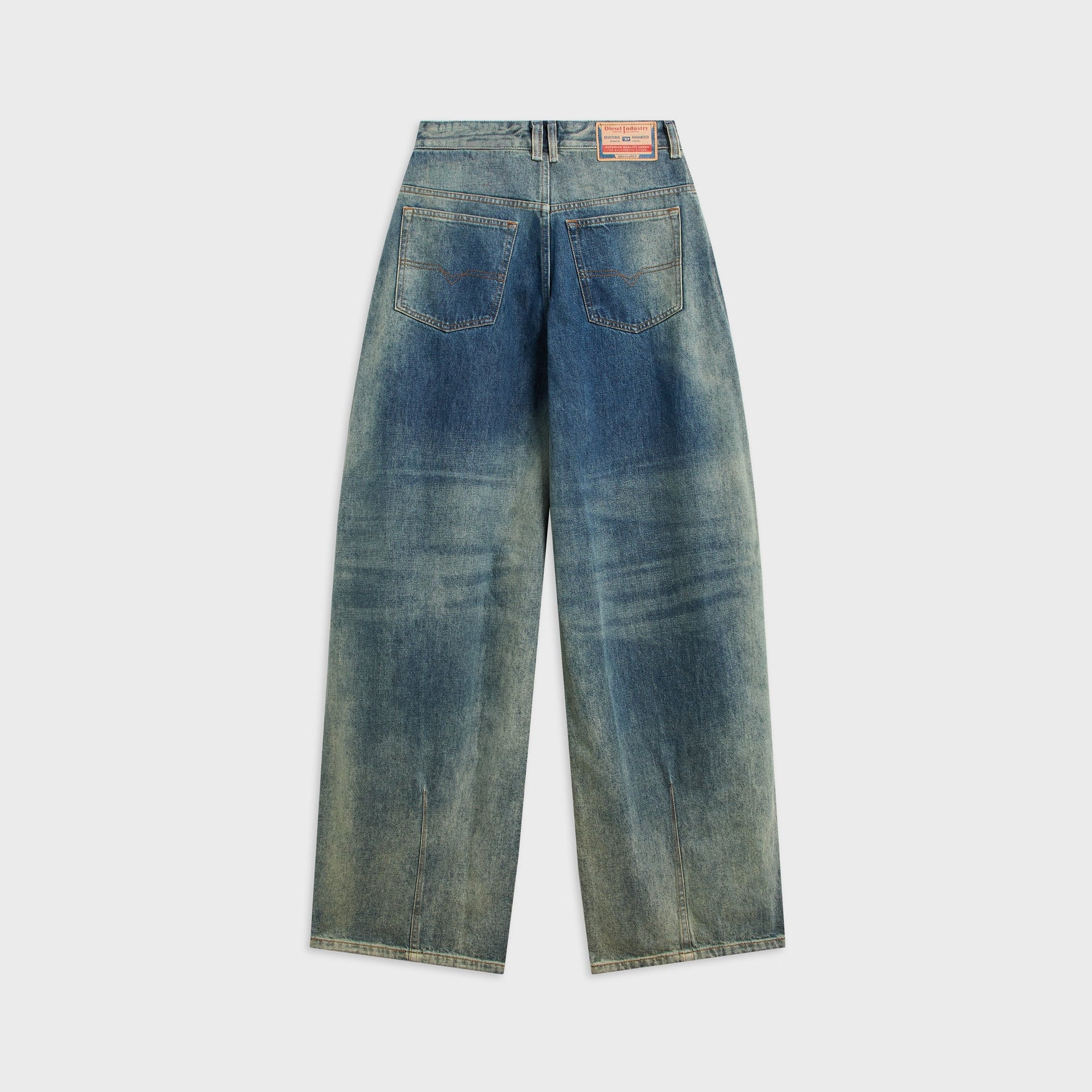 Diesel Relaxed High Waist 1987 D-Khelz Jean - Blue